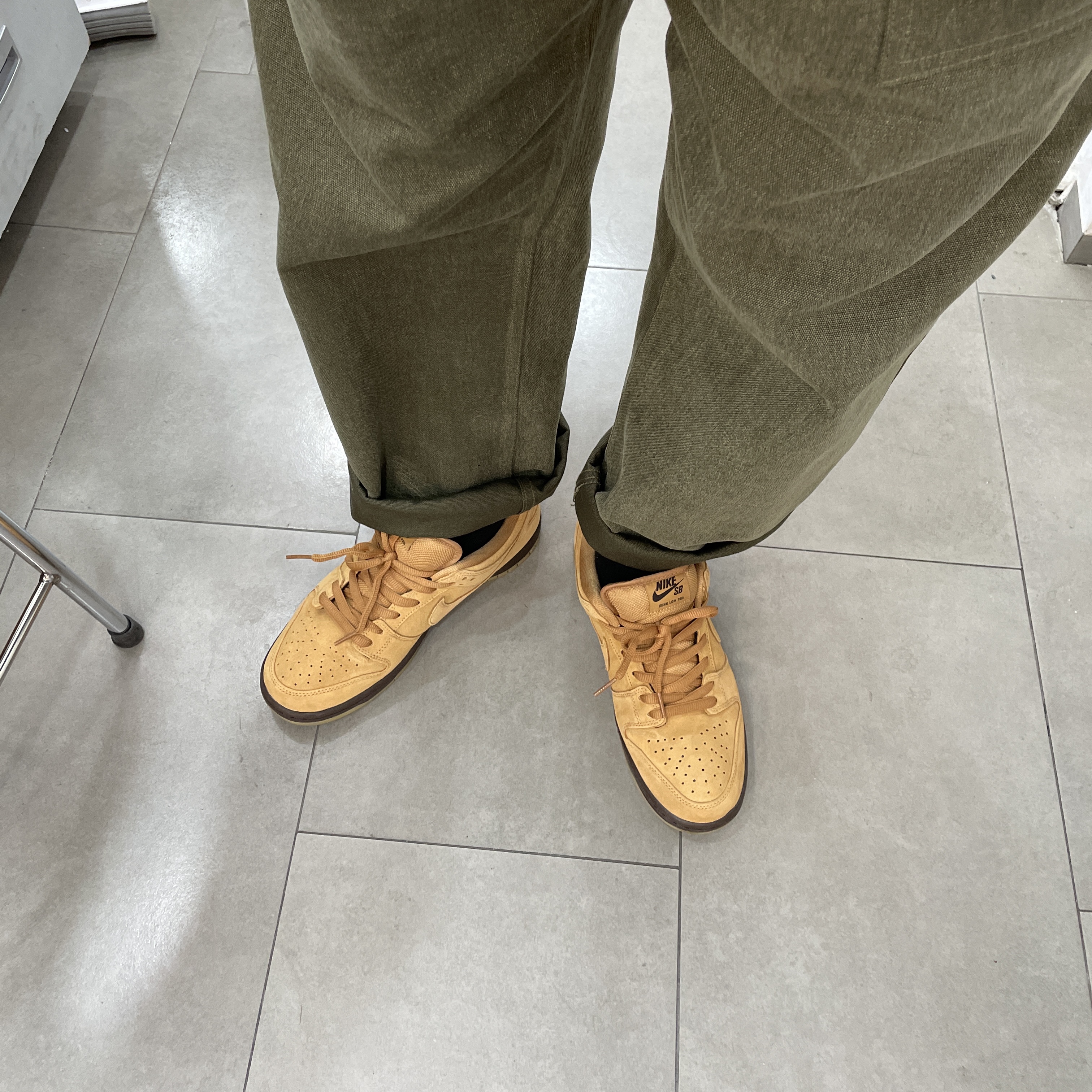 Nike SB Dunk Low Pro Wheat 2020 착용 스타일