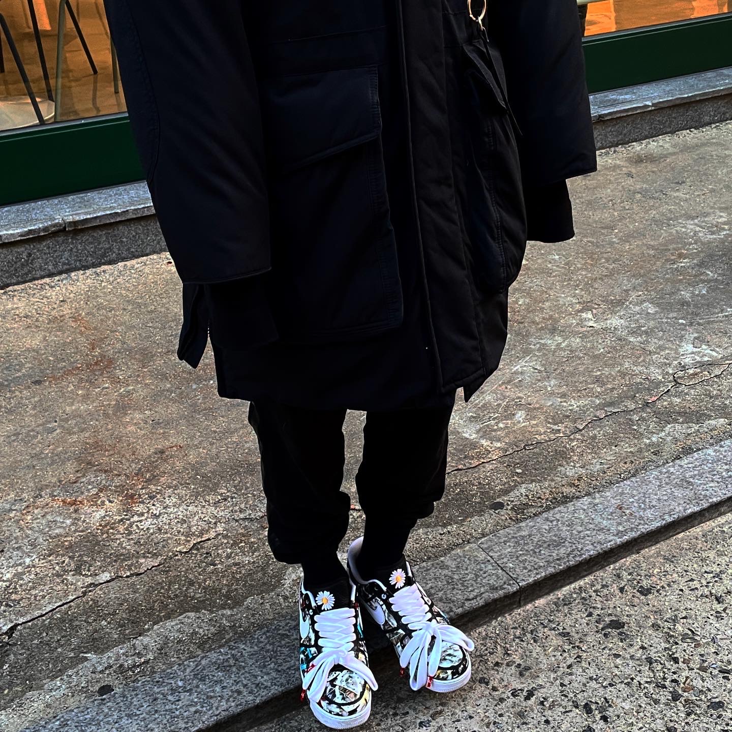 Nike x Peaceminusone Air Force 1 Low Para-Noise 착용 스타일 - 1