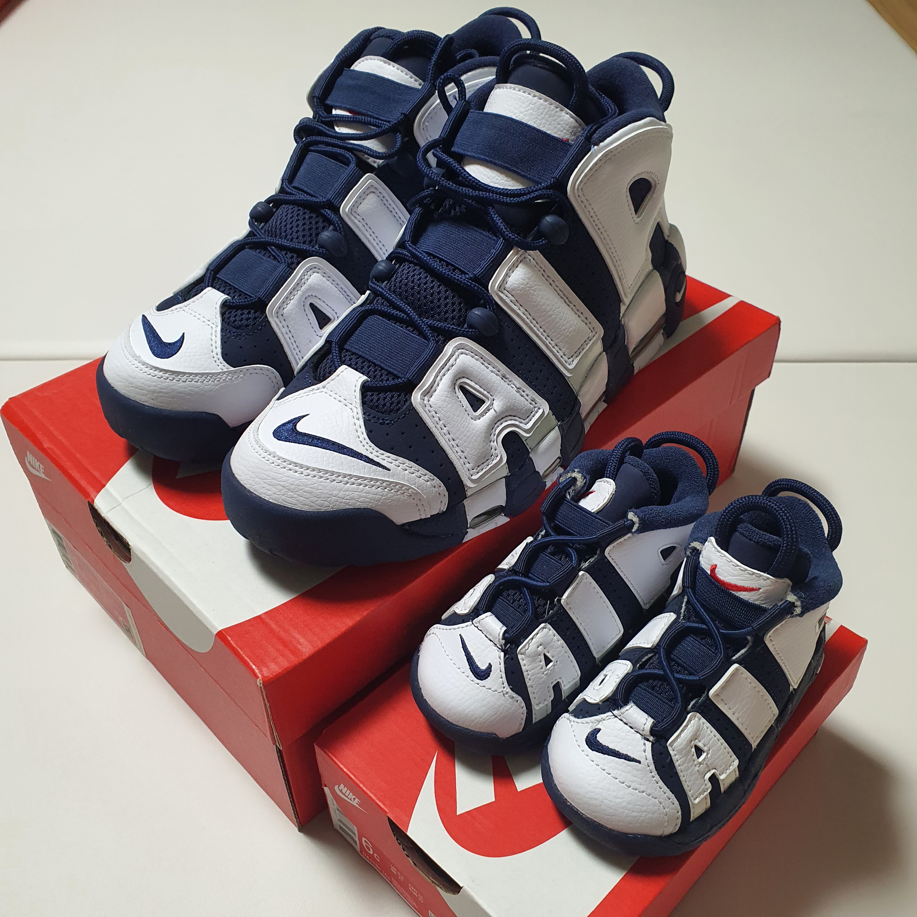 Nike Air More Uptempo Black White 2020, Nike Air More Uptempo Olympic 2020 착용 스타일 - 2