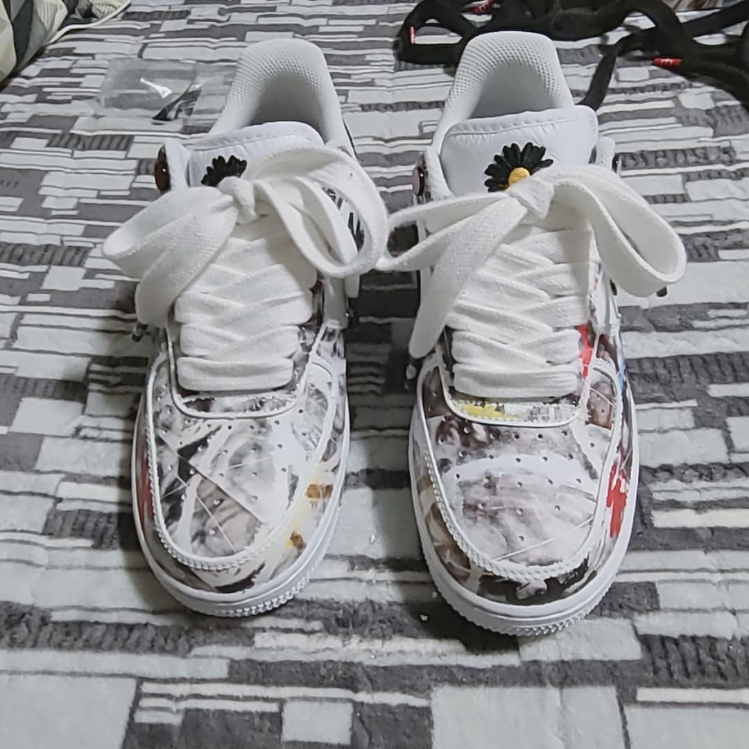 Nike x Peaceminusone Air Force 1 Low Para-Noise 2.0 착용 스타일