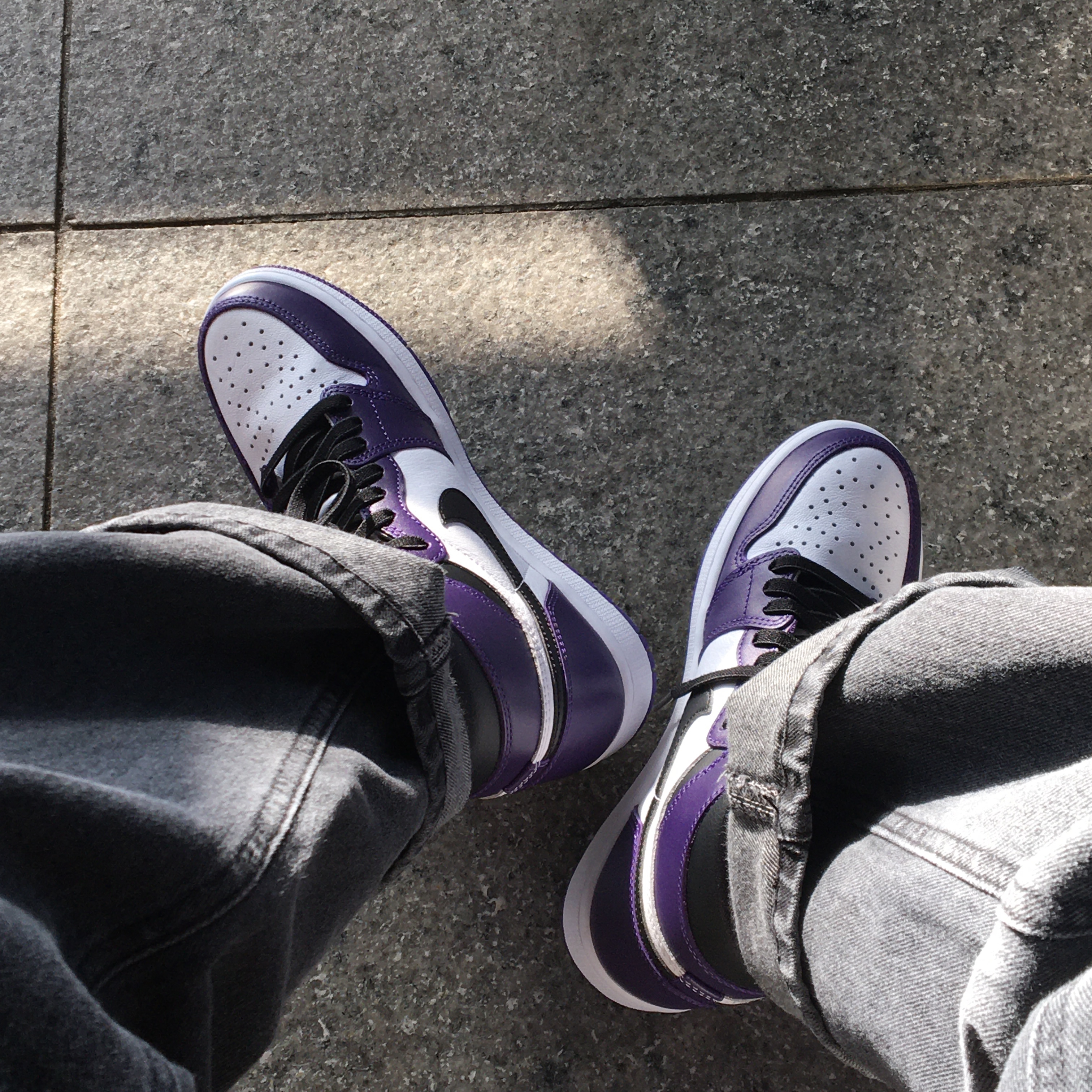 Jordan 1 Retro High OG Court Purple 2020 착용 스타일