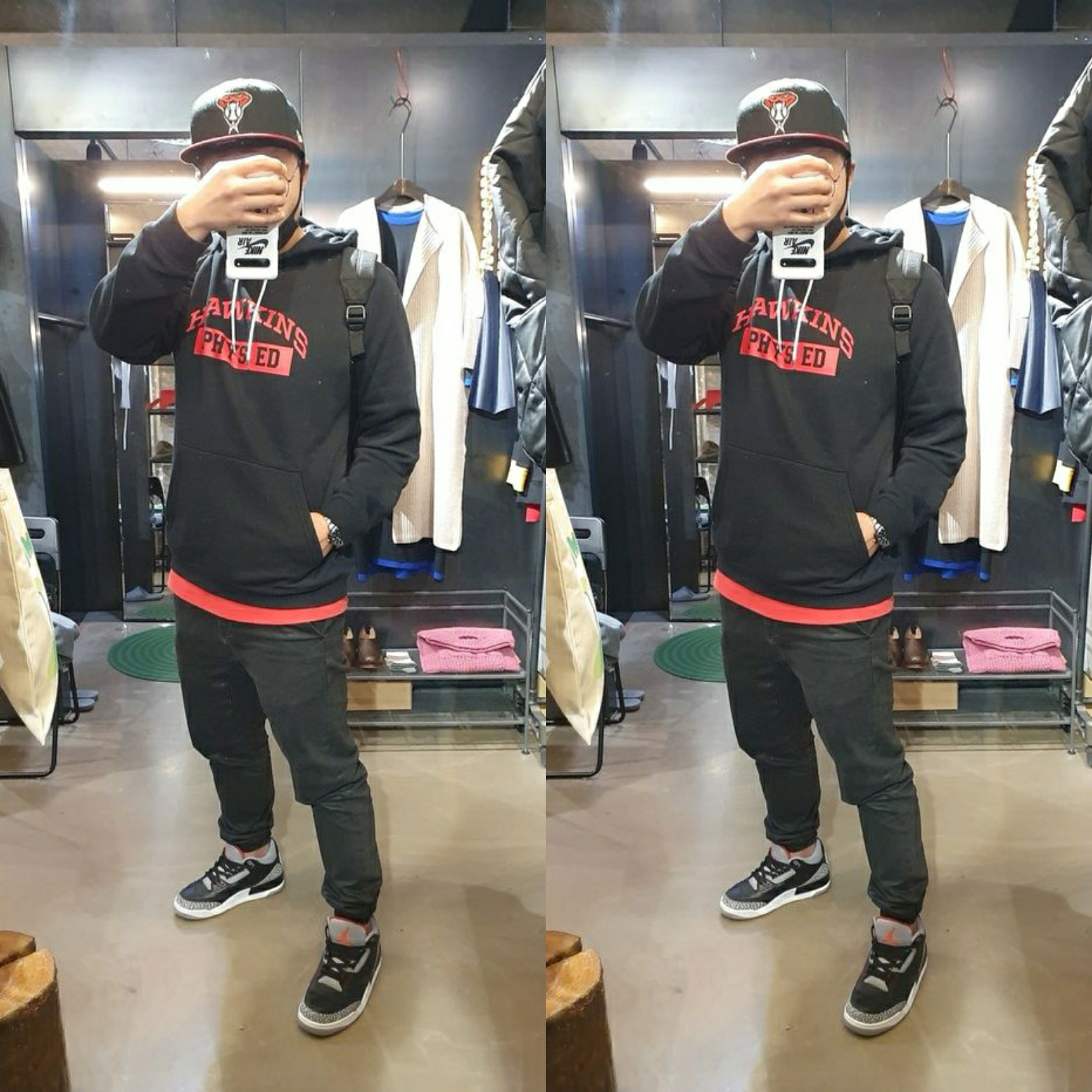 Jordan 3 Retro OG Black Cement 2018 착용 스타일