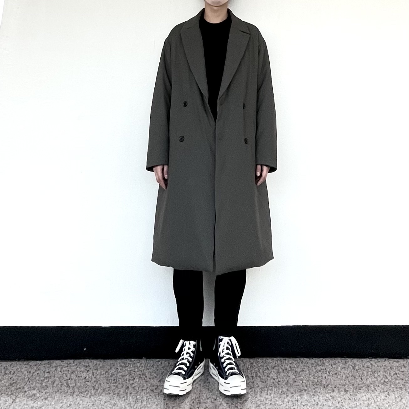 Converse x Brain Dead Chuck 70 Hi Black 착용 스타일