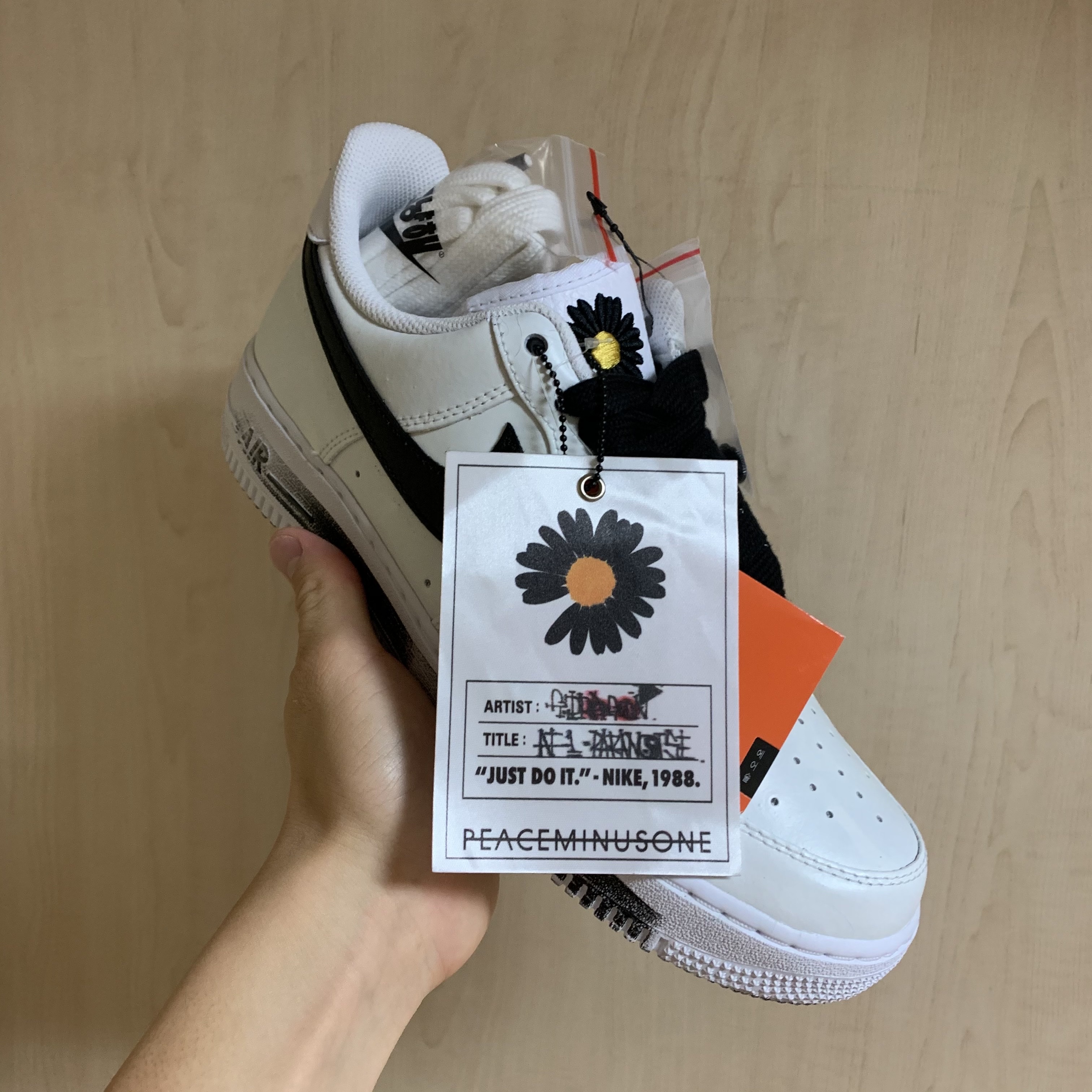 Nike x Peaceminusone Air Force 1 Low Para-Noise 2.0 착용 스타일