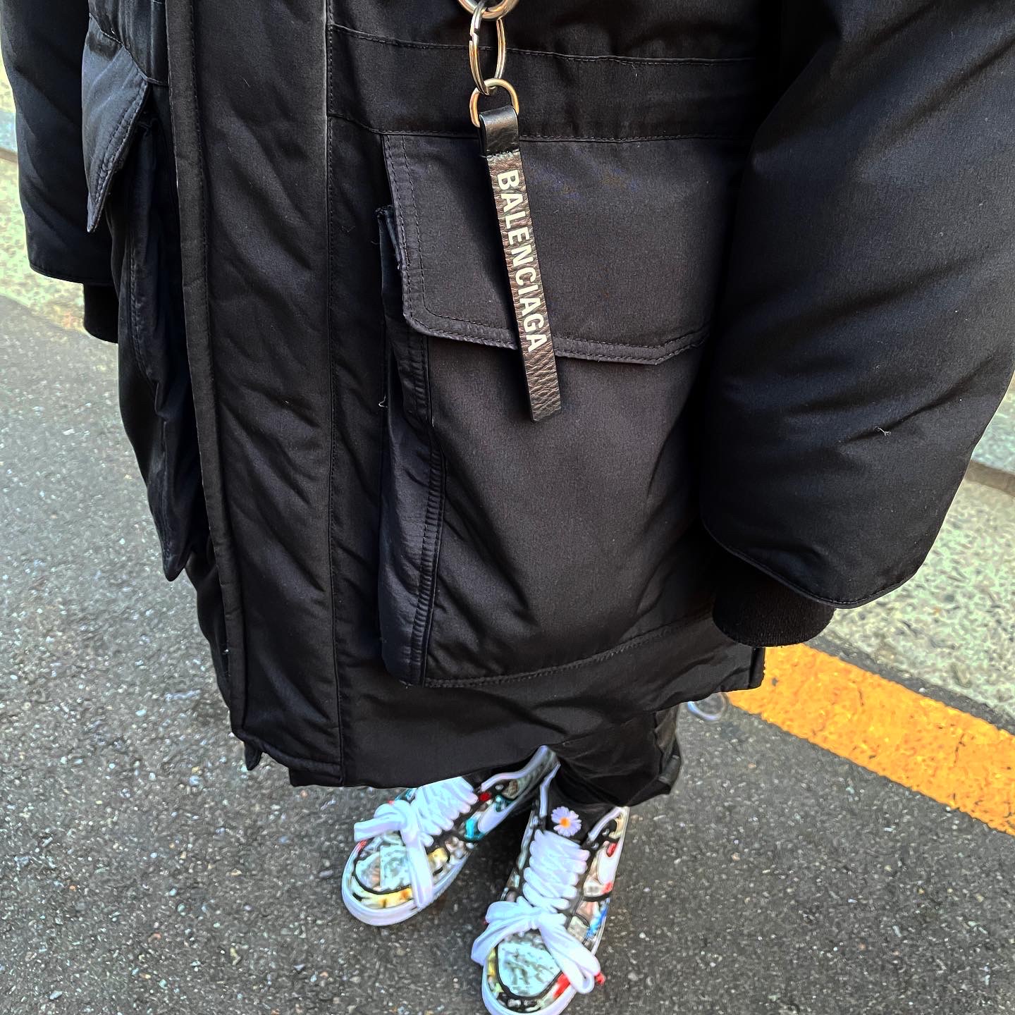 Nike x Peaceminusone Air Force 1 Low Para-Noise 착용 스타일 - 2