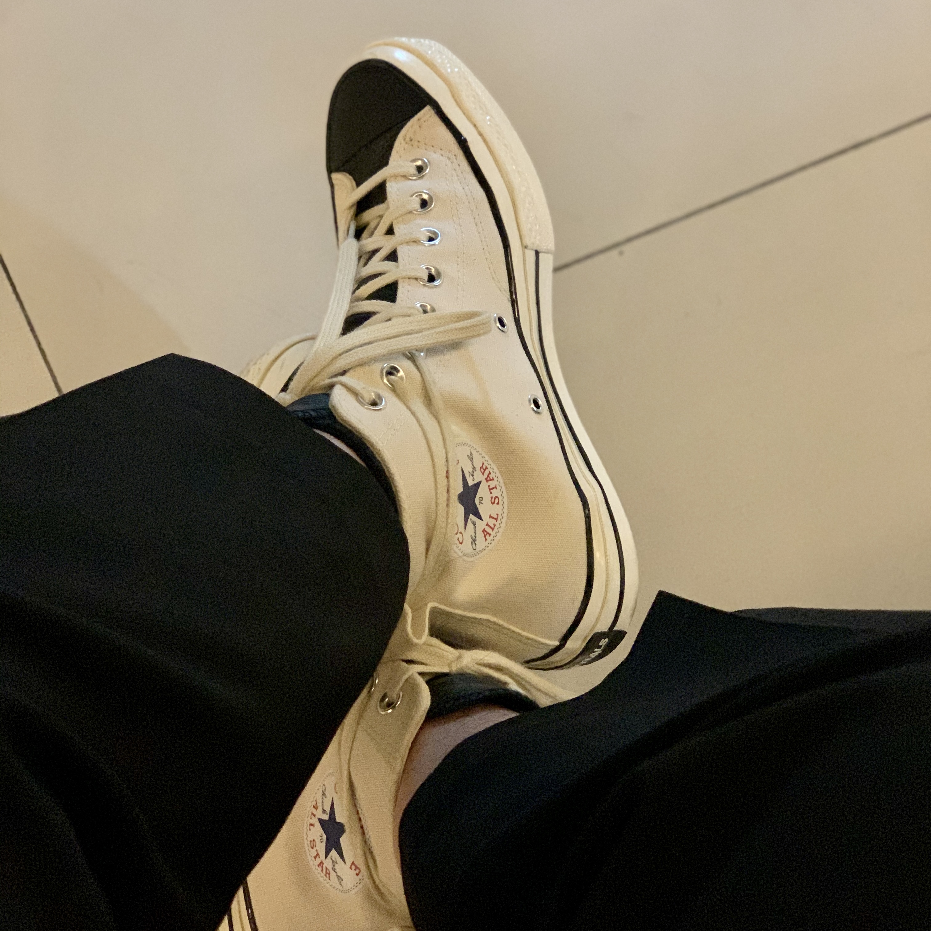 Converse x Fear of God Essentials Chuck 70 Hi Natural 2020 착용 스타일