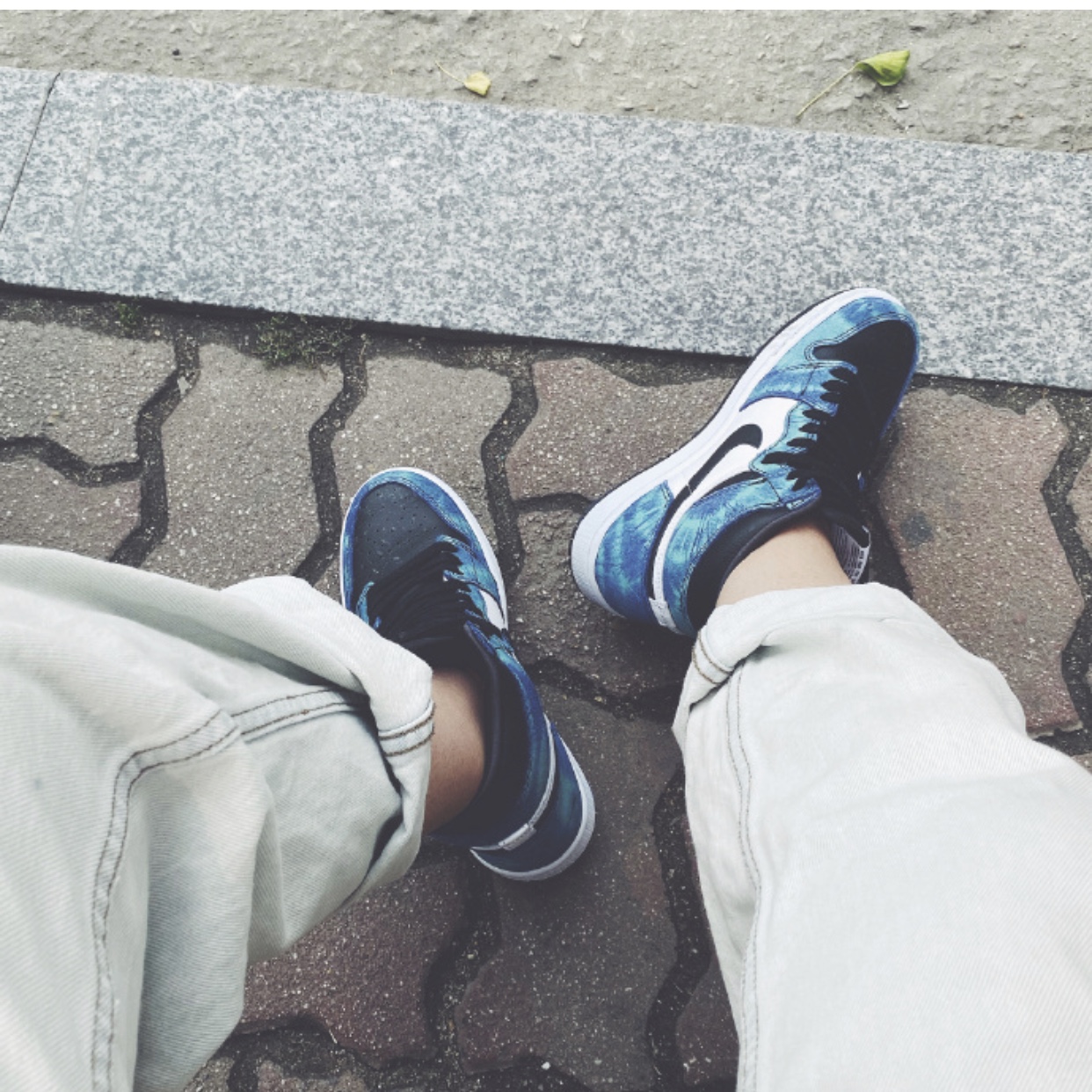 (W) Jordan 1 Retro High Tie-Dye 착용 스타일