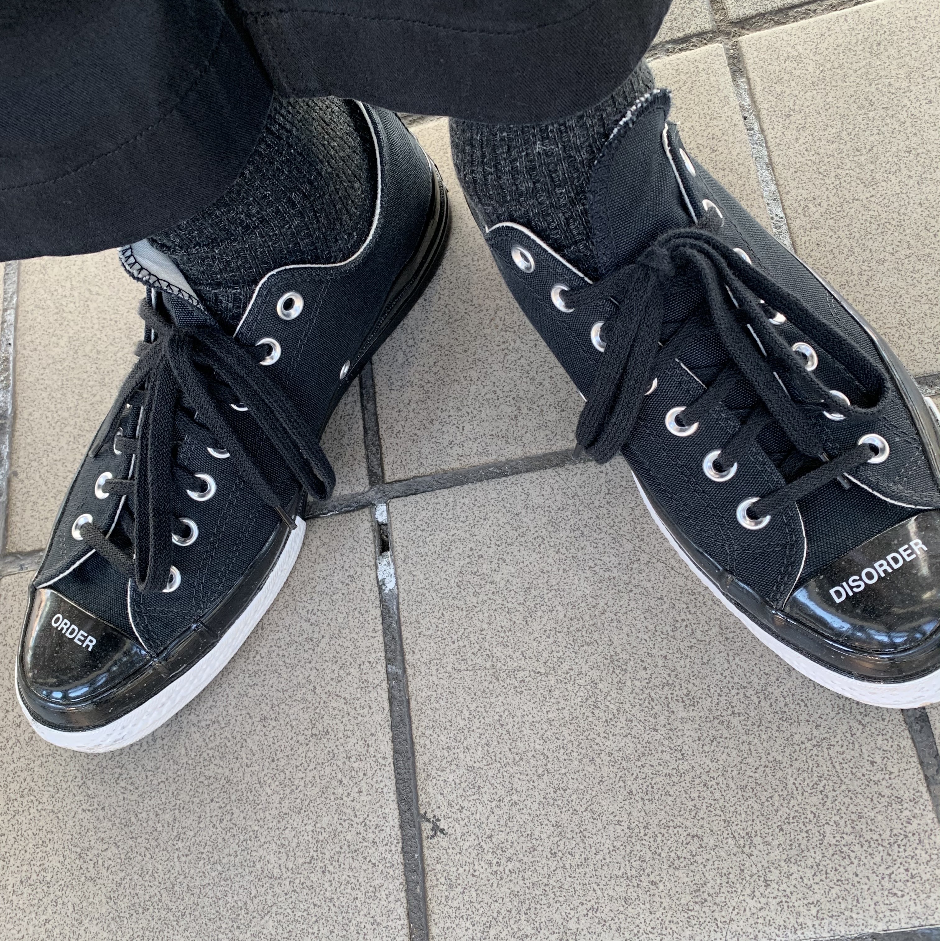 Converse x Undercover Chuck 70 Ox Black 착용 스타일