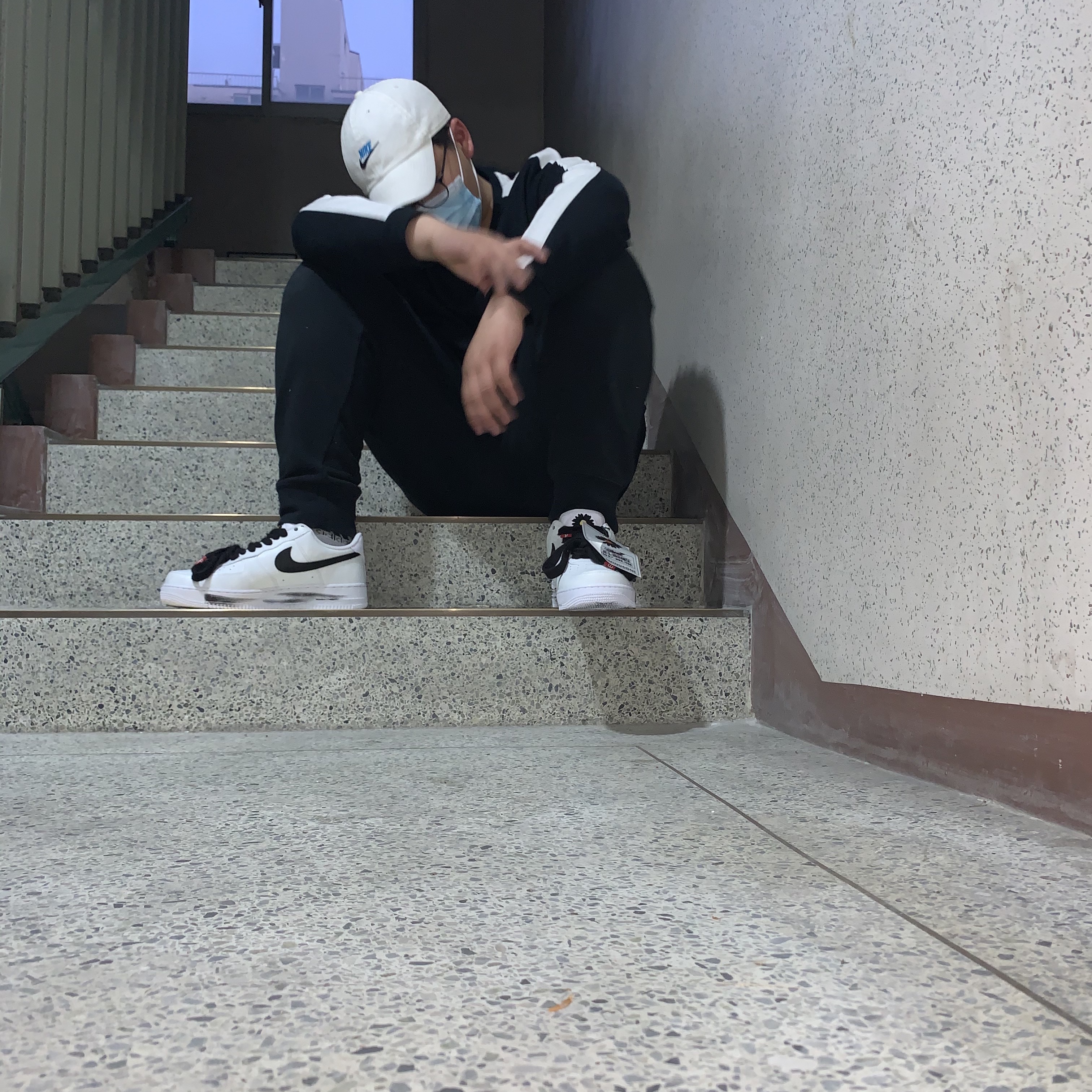 Nike x Peaceminusone Air Force 1 Low Para-Noise 2.0 착용 스타일