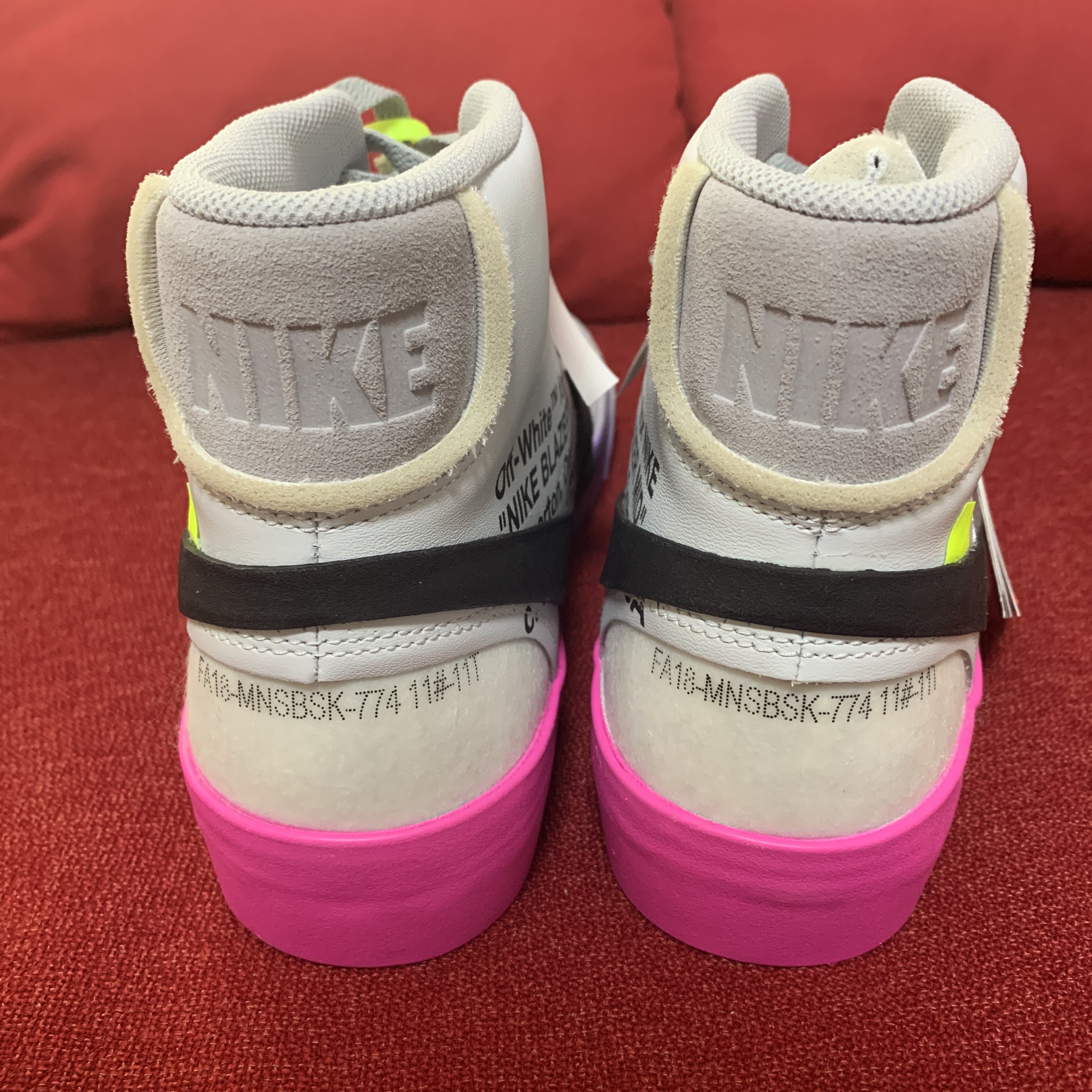 Nike x Off-White Blazer Mid Wolf Grey Serena Queen 착용 스타일 - 4