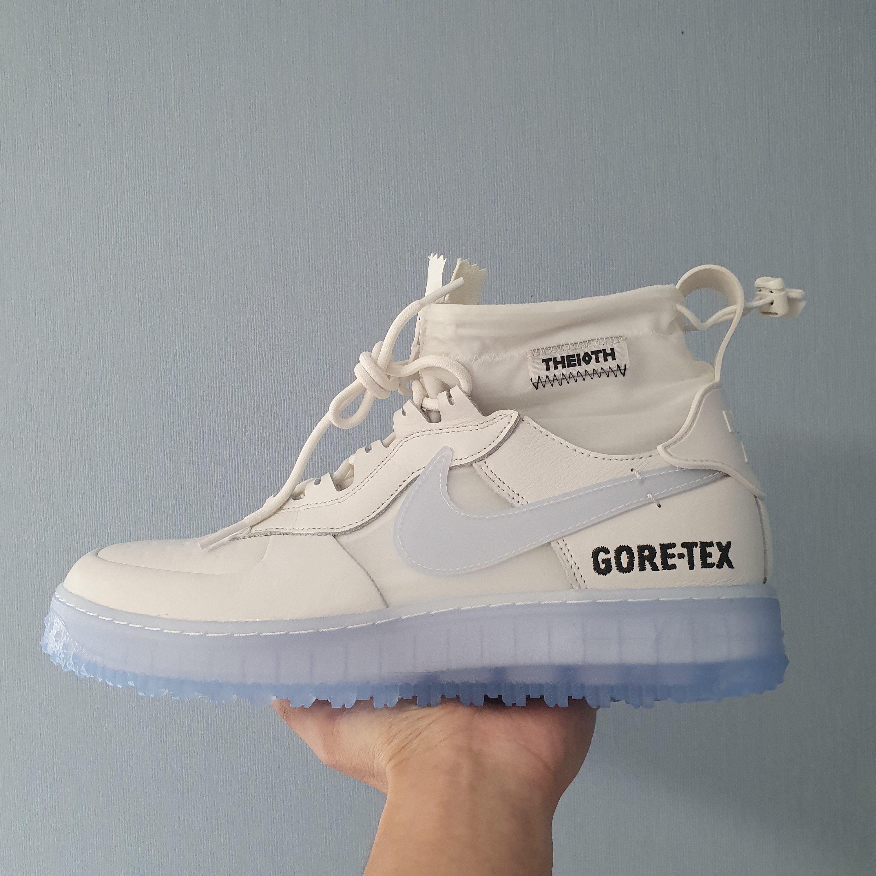 Nike Air Force 1 Gore-Tex High Phantom White 착용 스타일