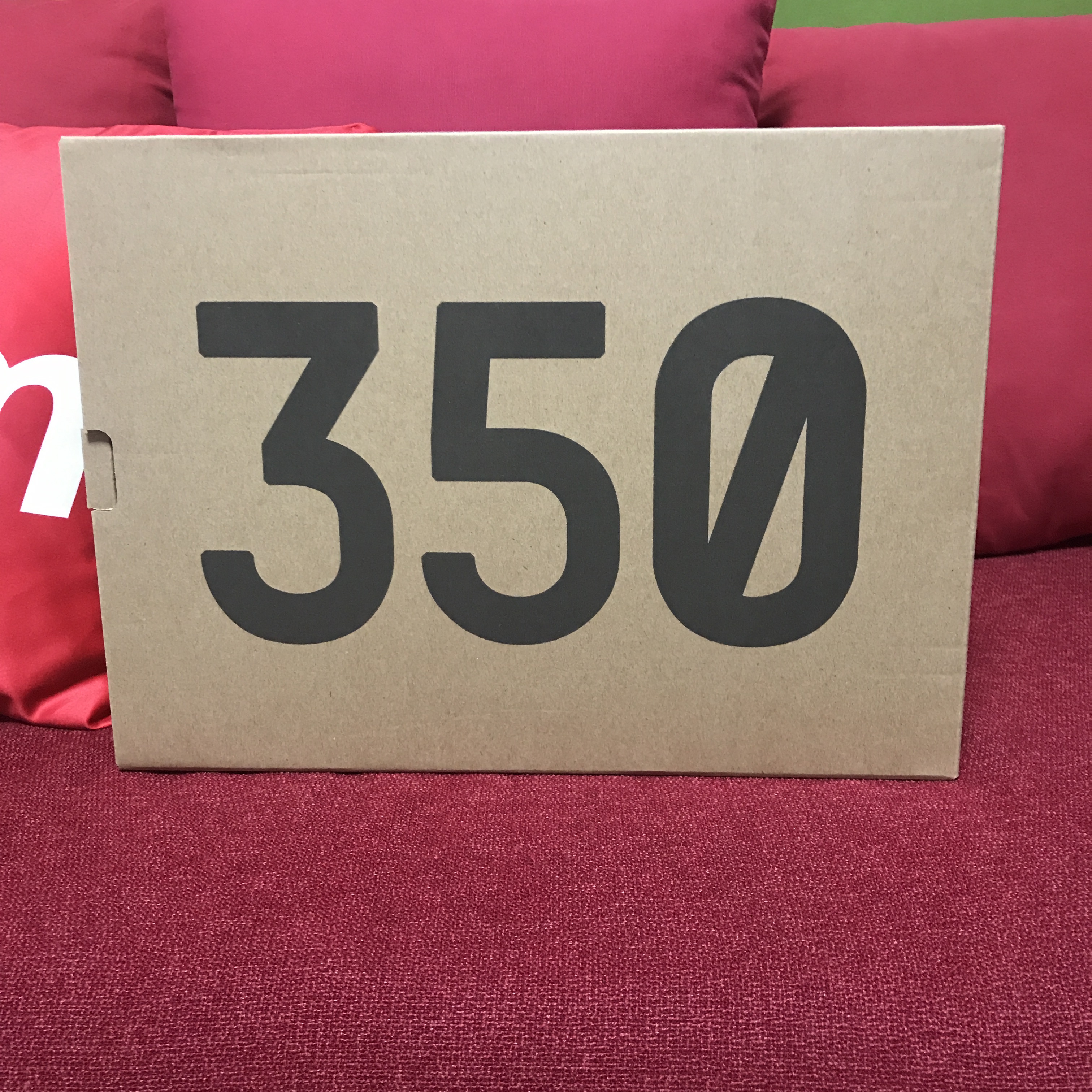 Adidas Yeezy Boost 350 V2 Cream/Triple White 착용 스타일 - 4