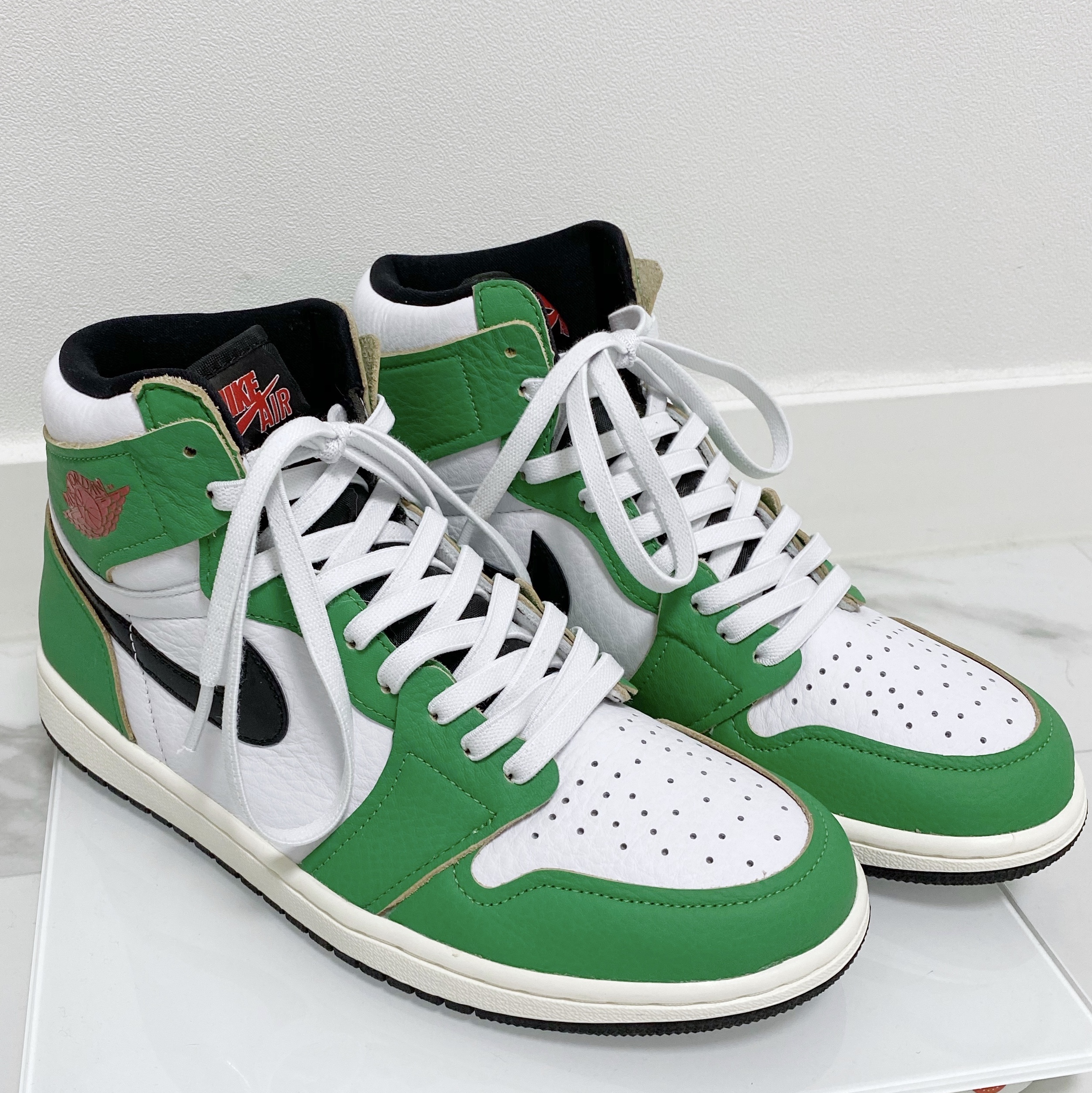 (W) Jordan 1 Retro High OG Lucky Green 착용 스타일