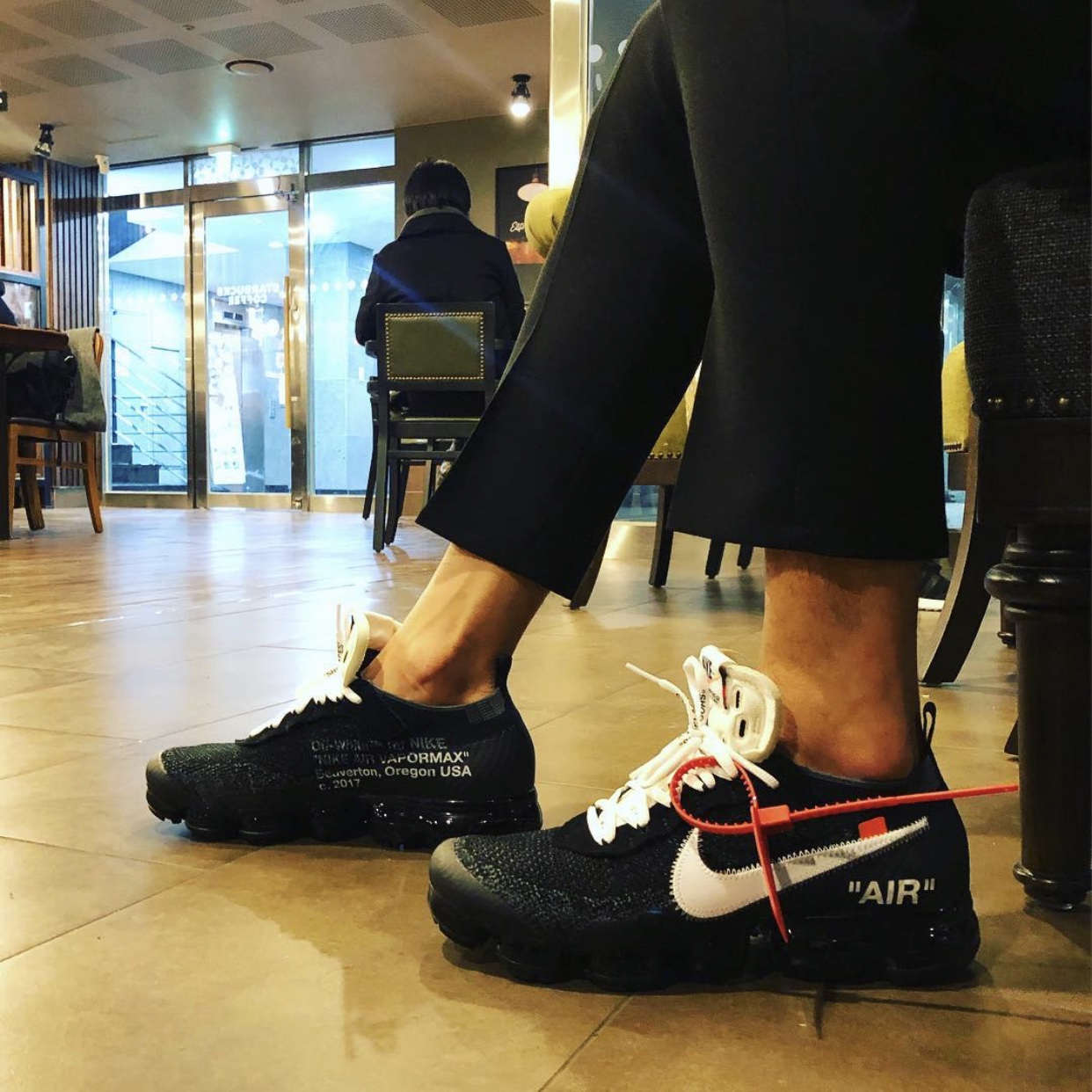 Nike x Off-White Air VaporMax OG Black The Ten 착용 스타일