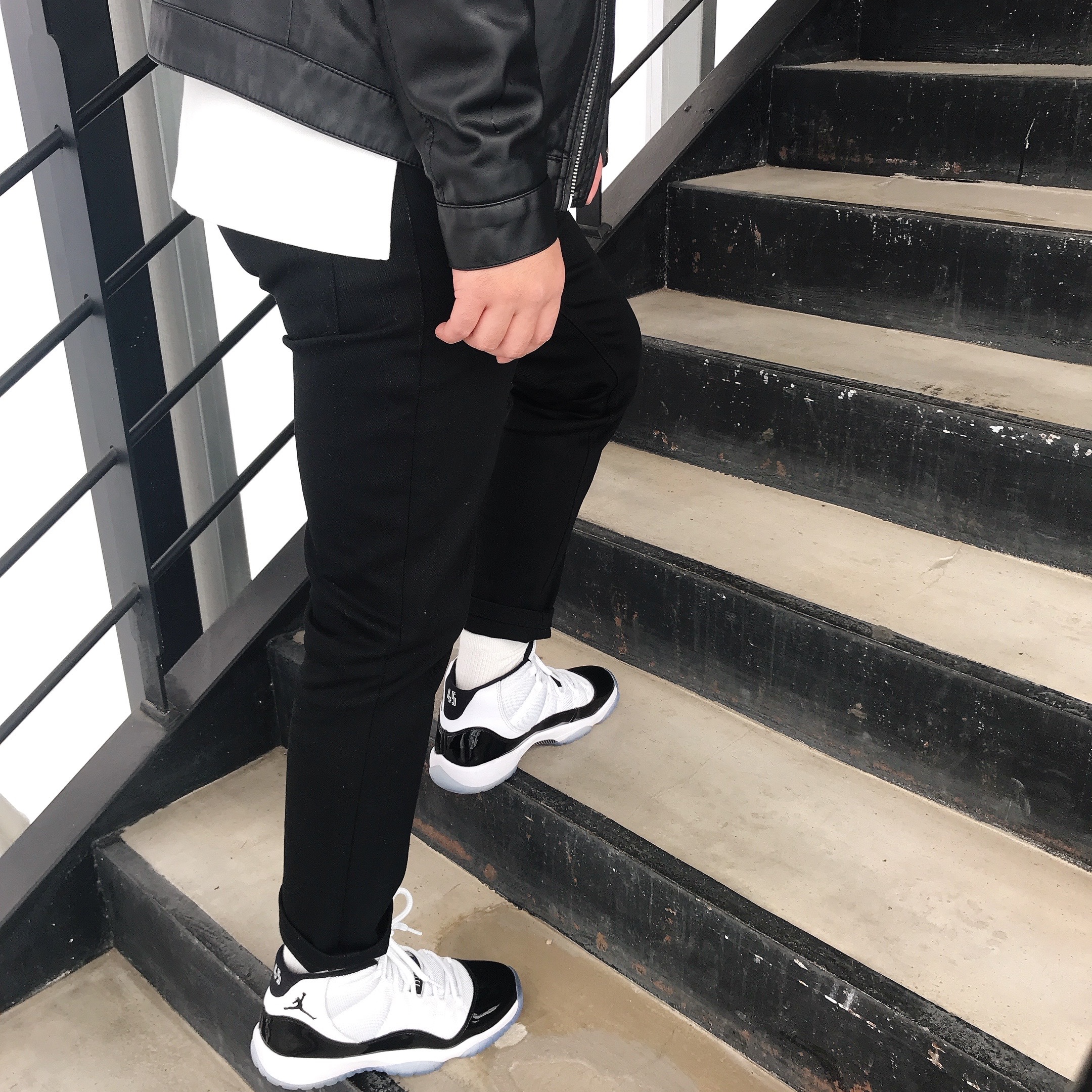 Jordan 11 Retro Concord 2018 착용 스타일