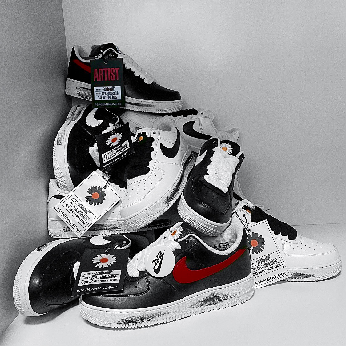 Nike x Peaceminusone Air Force 1 Low Para-Noise 2.0, Nike x Peaceminusone Air Force 1 Low Para-Noise 착용 스타일