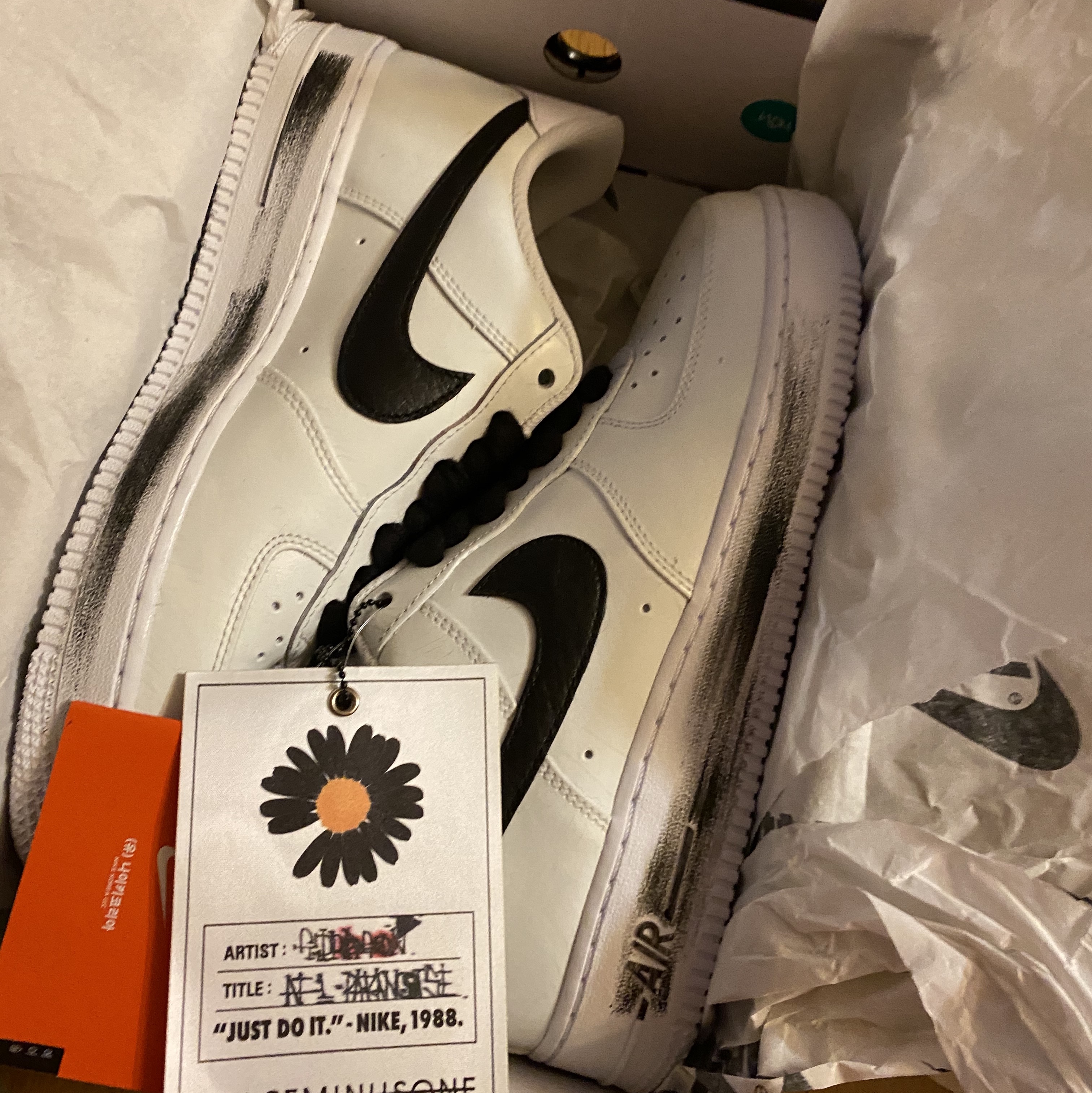 Nike x Peaceminusone Air Force 1 Low Para-Noise 2.0 착용 스타일