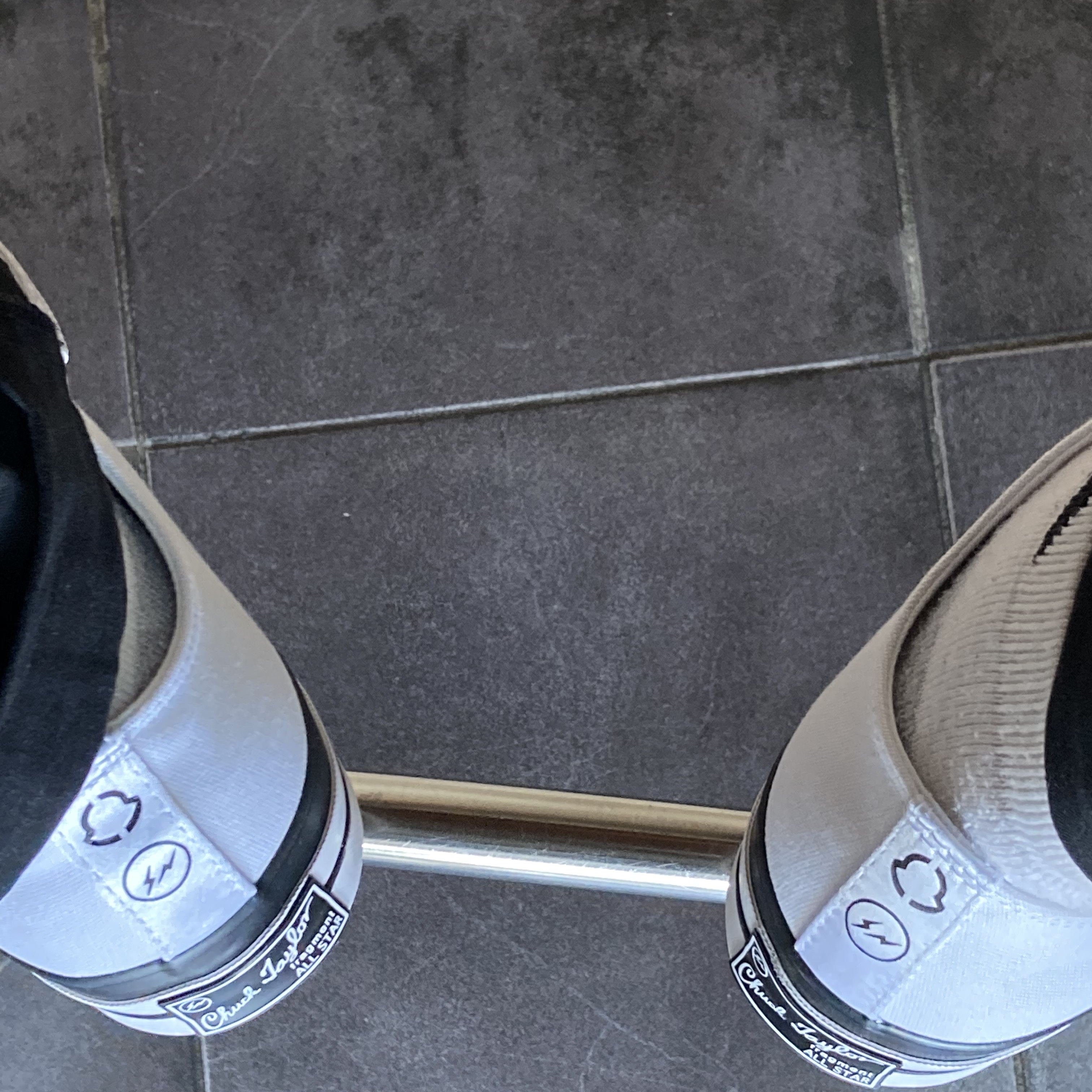 Converse x Moncler x Fragment Chuck 70 Ox White 착용 스타일