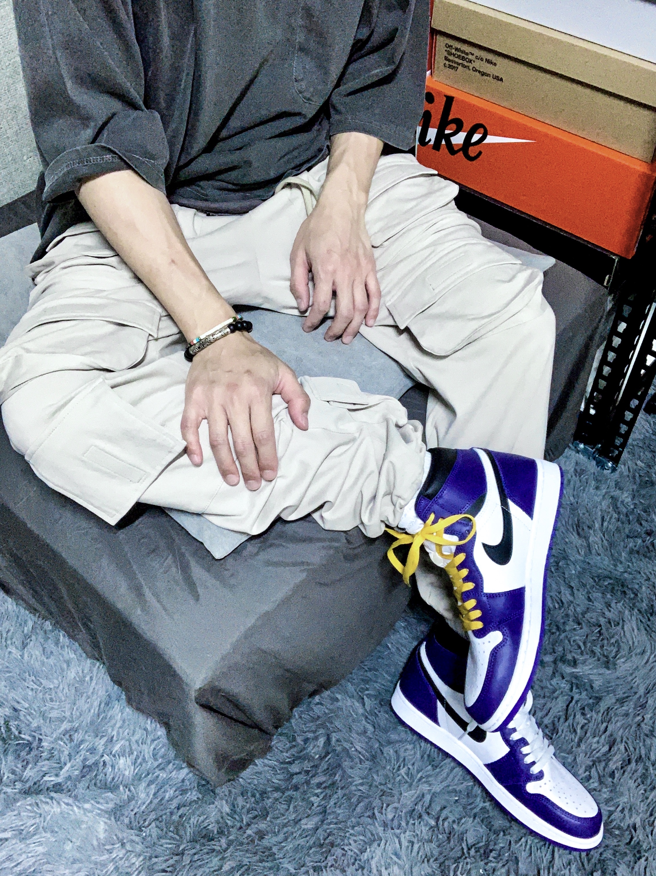 Jordan 1 Retro High OG Court Purple 2020 착용 스타일