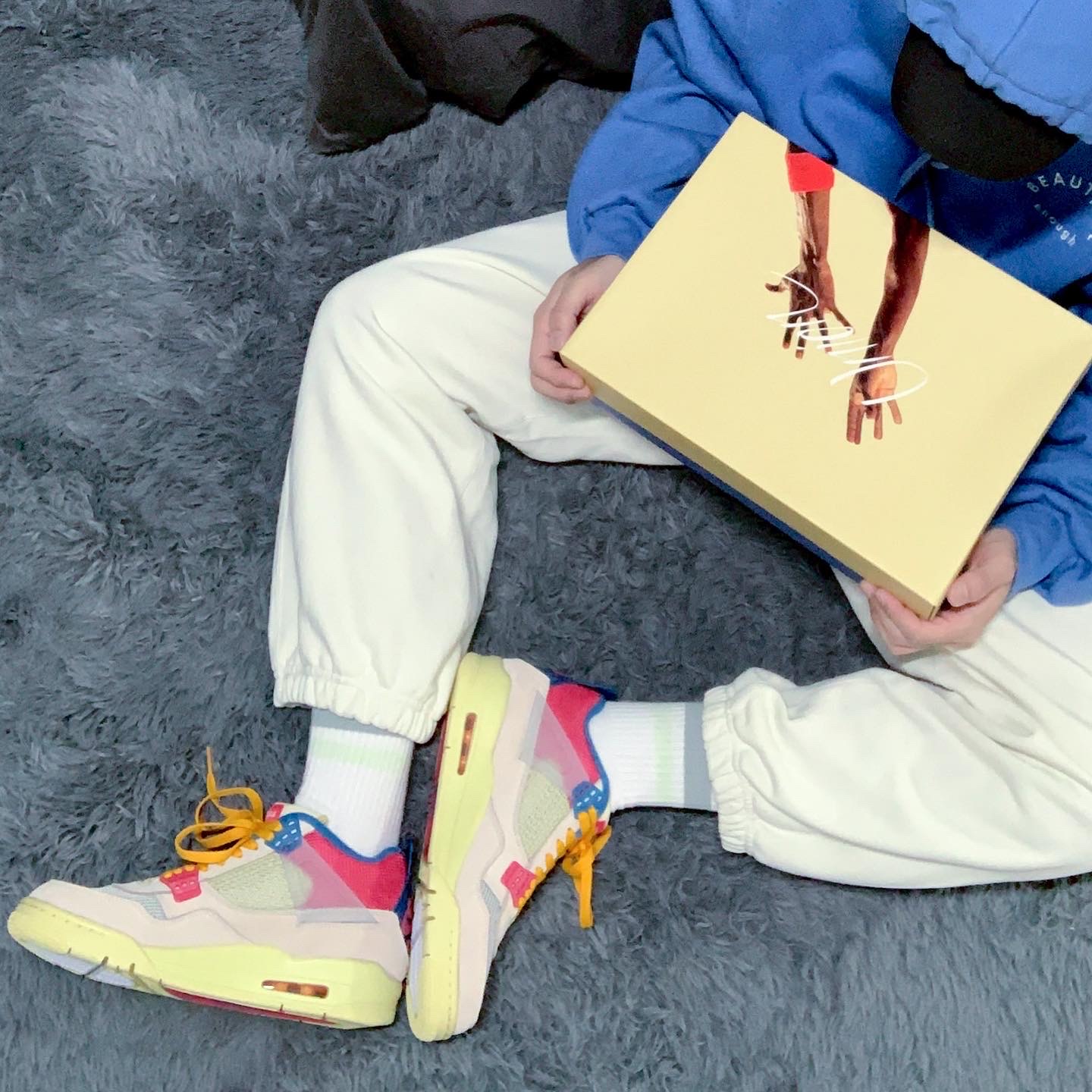 Jordan 4 x Union Retro Guava Ice 착용 스타일