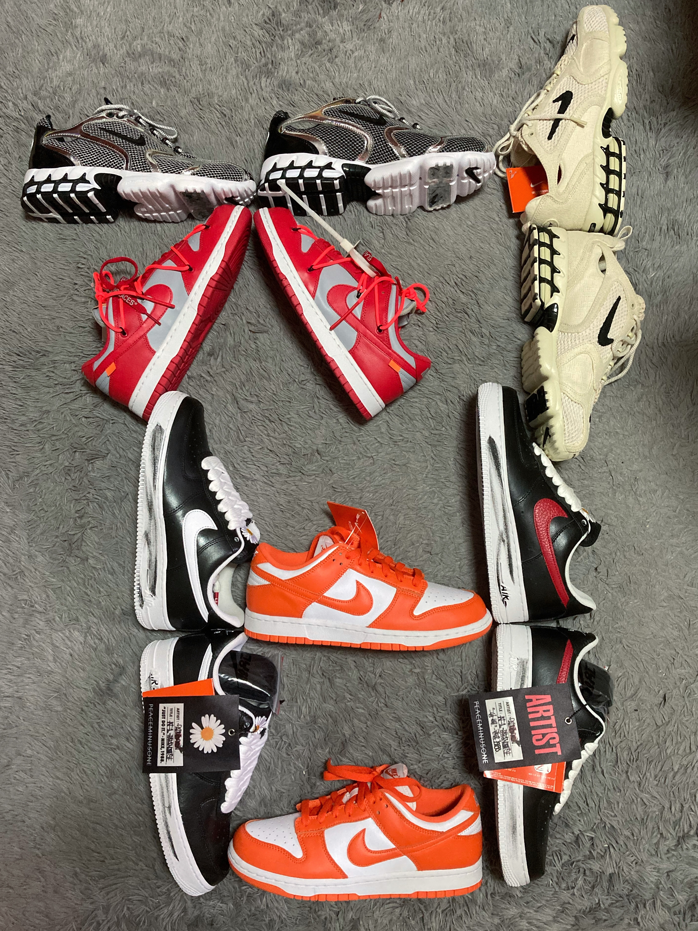 Nike x Peaceminusone Air Force 1 Low Para-Noise - Korea Exclusive, Nike x Peaceminusone Air Force 1 Low Para-Noise 착용 스타일