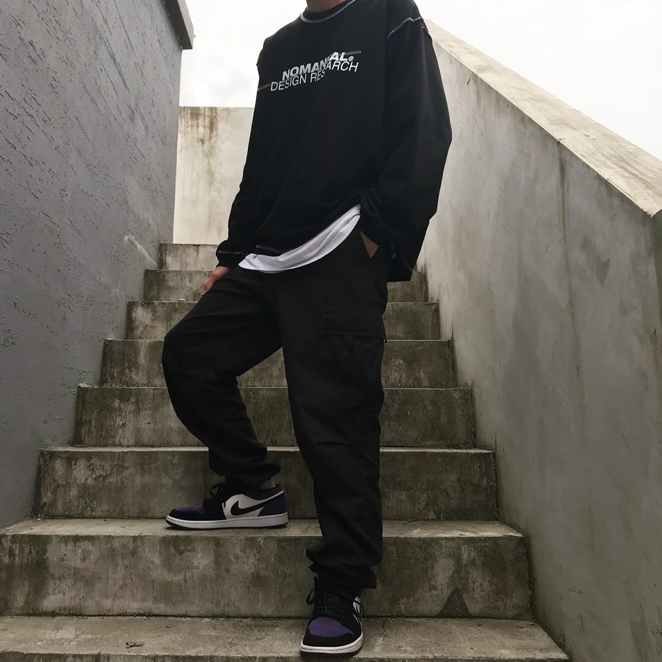 Jordan 1 Low Court Purple 착용 스타일