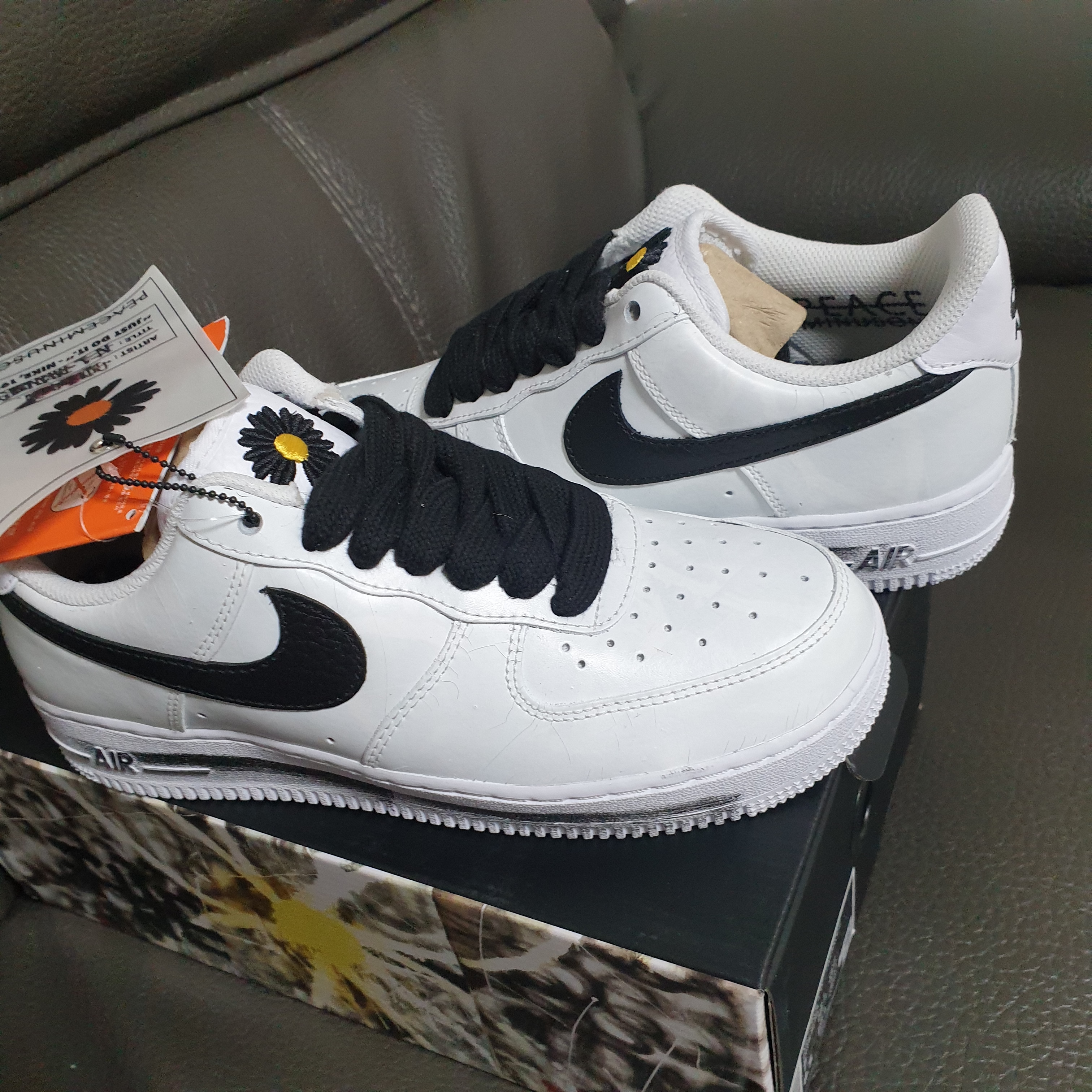 Nike x Peaceminusone Air Force 1 Low Para-Noise 2.0 착용 스타일 - 3