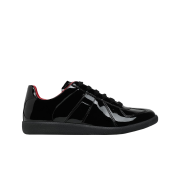 Maison Margiela Replica Patent Leather Sneakers Black