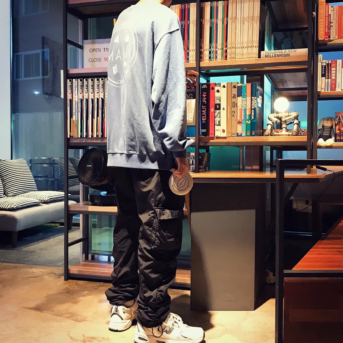 New Balance 530 White 착용 스타일