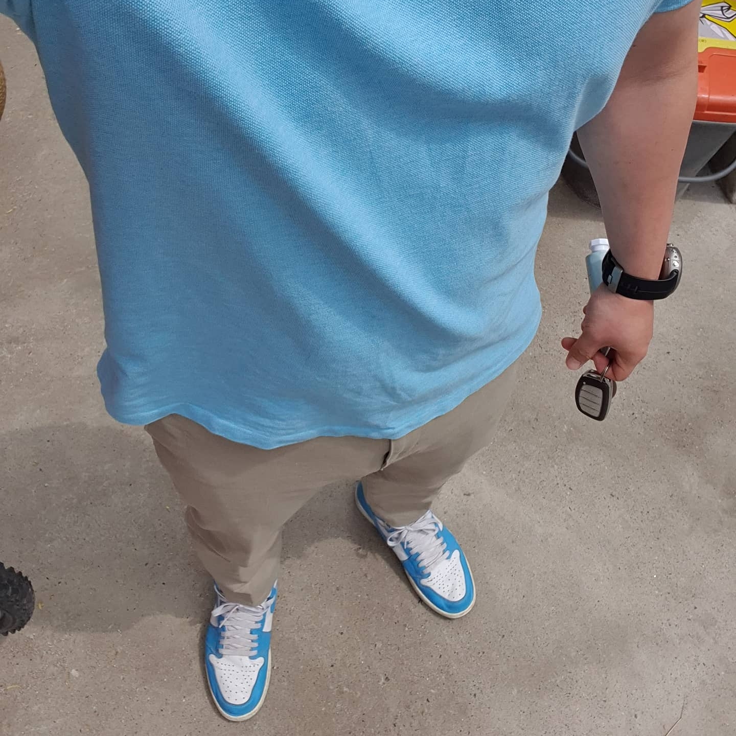 Jordan 1 Retro UNC 착용 스타일