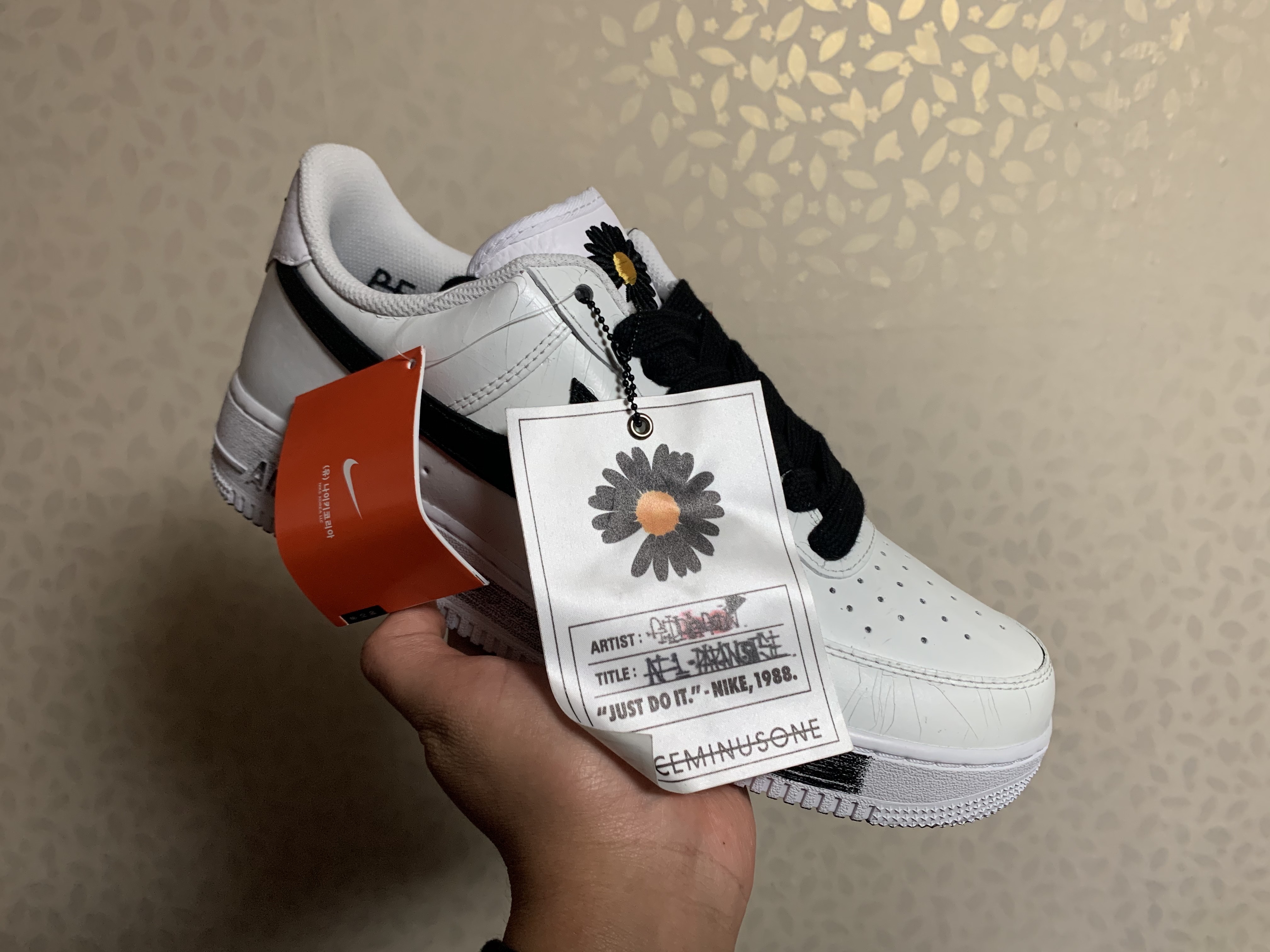 Nike x Peaceminusone Air Force 1 Low Para-Noise 2.0 착용 스타일 - 3