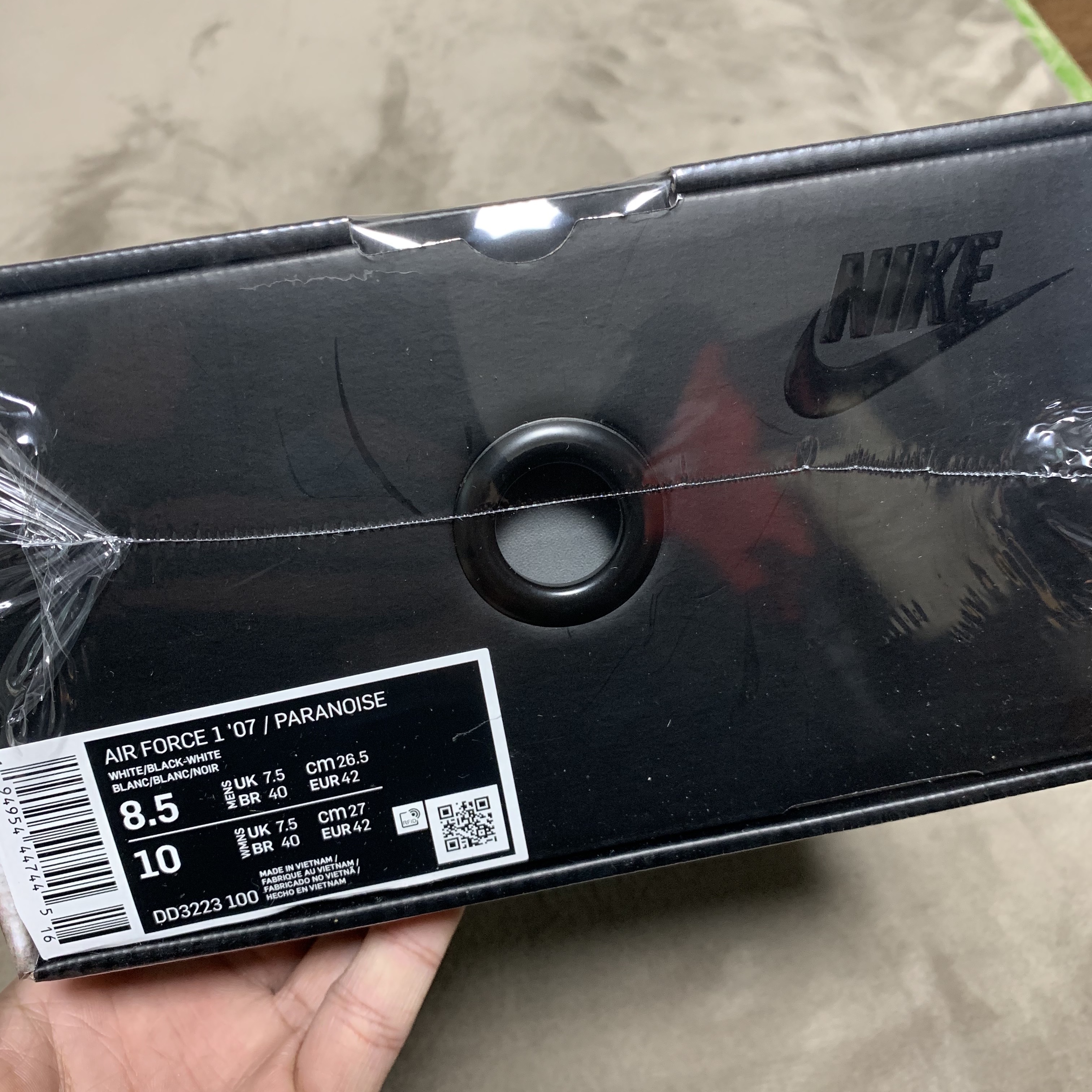 Nike x Peaceminusone Air Force 1 Low Para-Noise 2.0 착용 스타일 - 4