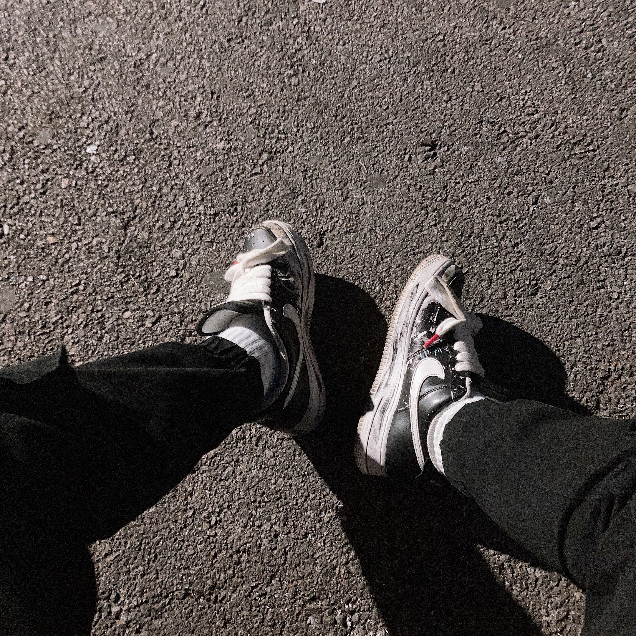 Nike x Peaceminusone Air Force 1 Low Para-Noise 착용 스타일