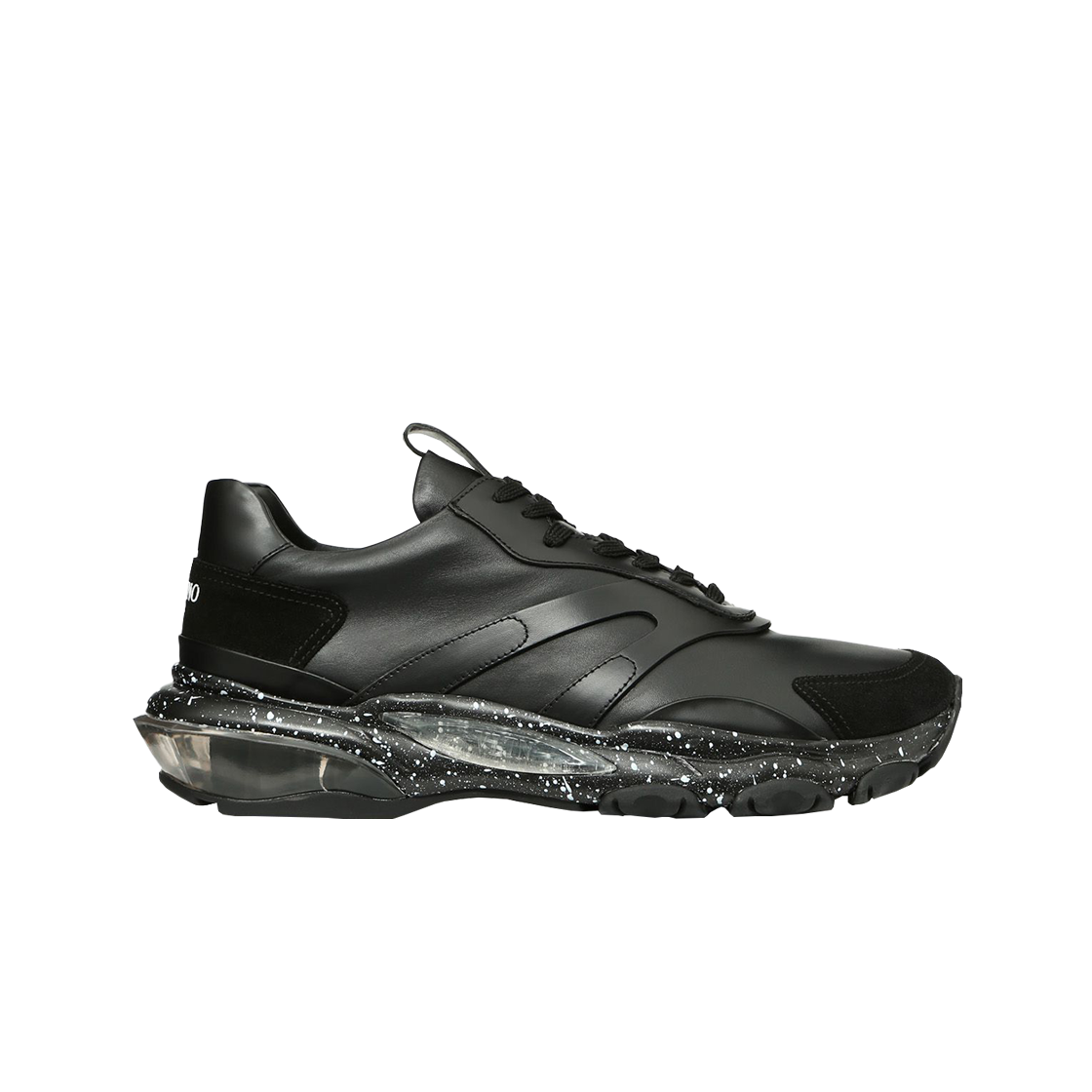 QY2S0B05VRN0NO Valentino Bounce Sprayed Sneakers Black