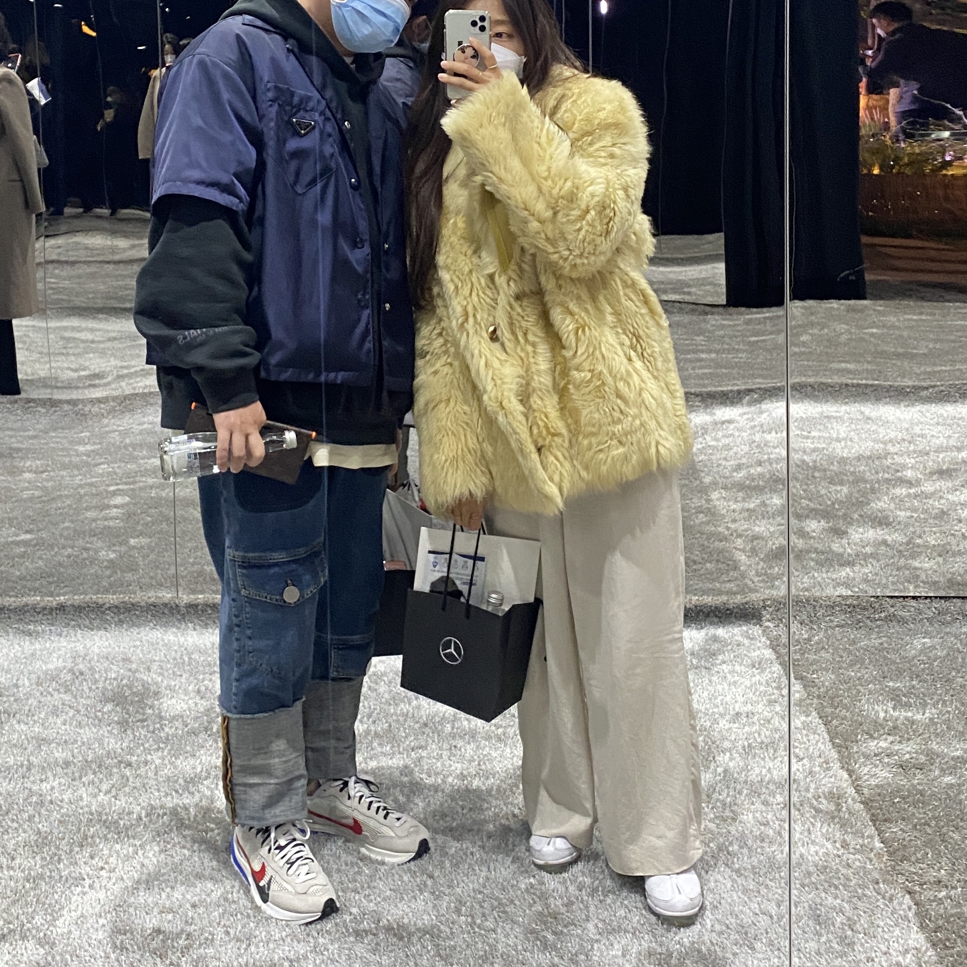 Nike x Sacai VaporWaffle Royal Fuchsia, (W) Nike Air VaporMax 360 Fossil 착용 스타일
