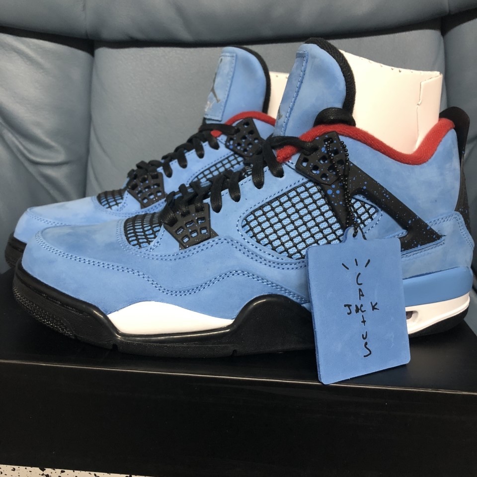 Jordan 1 x Travis Scott Retro Low OG SP Mocha, Jordan 4 x Travis Scott Retro Cactus Jack 착용 스타일 - 2