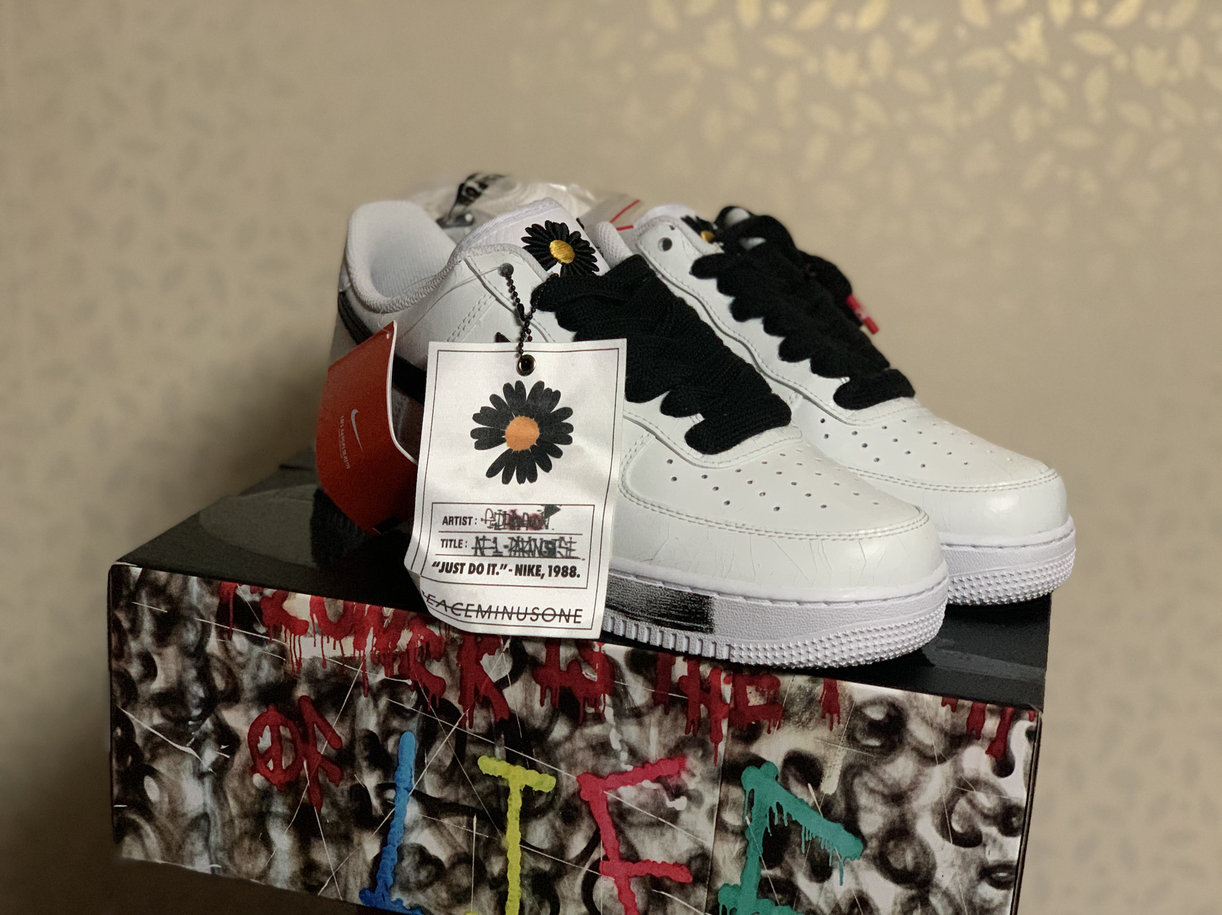Nike x Peaceminusone Air Force 1 Low Para-Noise 2.0 착용 스타일 - 4