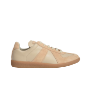 (W) Maison Margiela Calfskin Suede Replica Sneakers Sand
