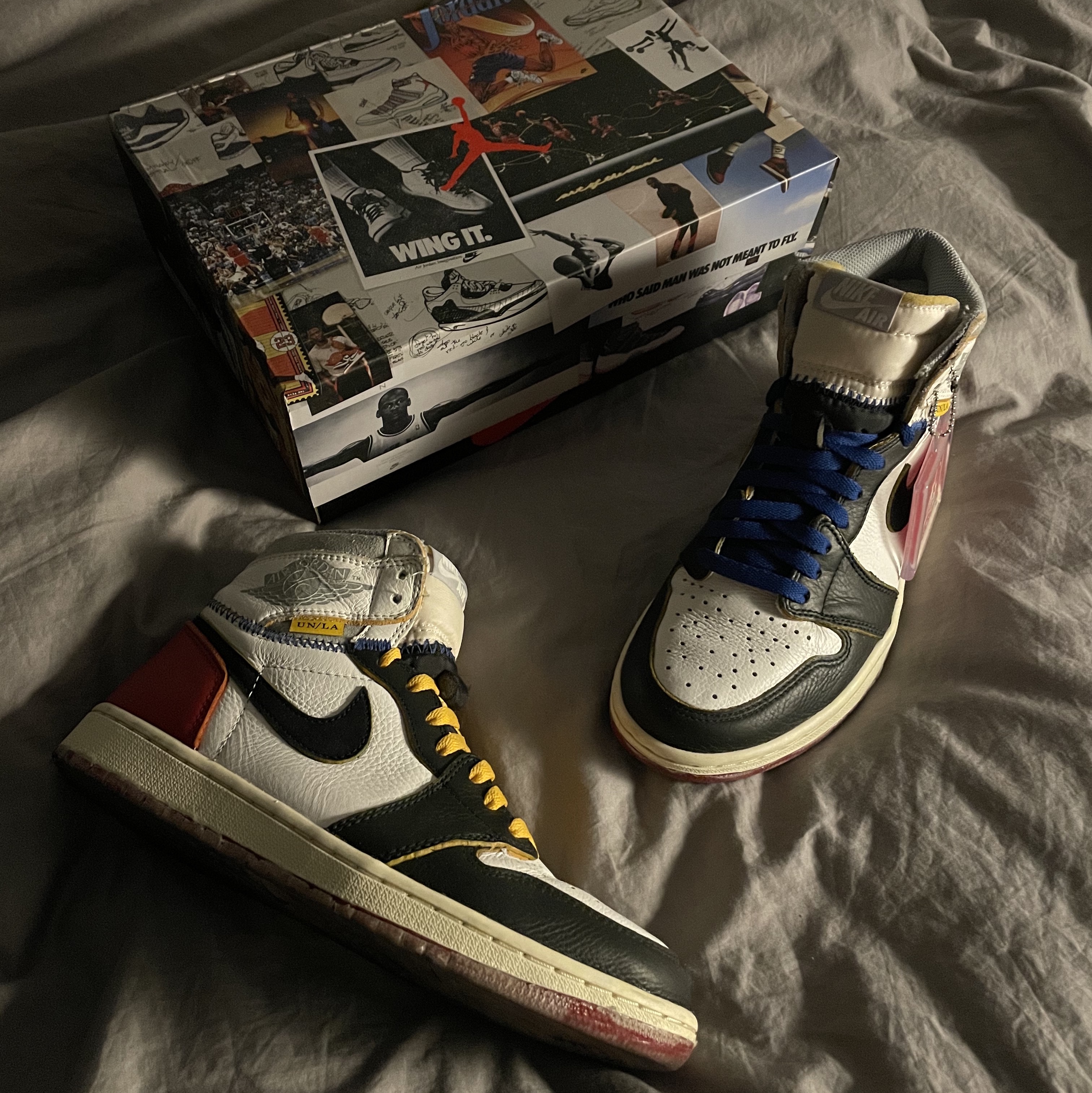 Jordan 1 x Union Retro High Black Toe 착용 스타일
