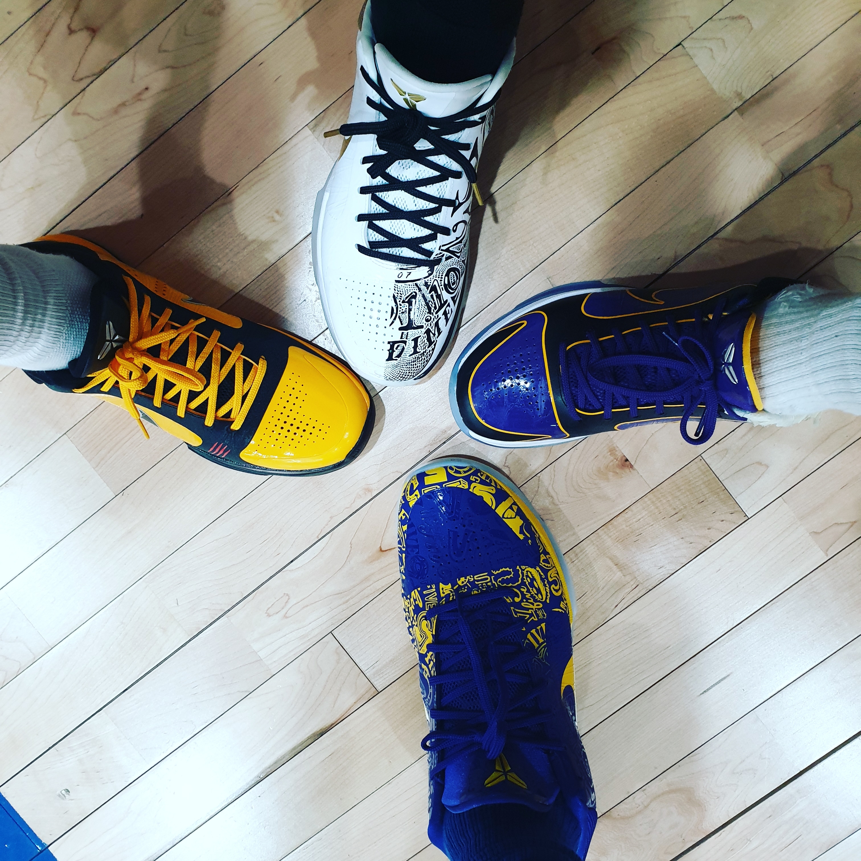 Nike Kobe 5 Protro Bruce Lee, Nike Kobe 5 Protro 5 Rings 착용 스타일