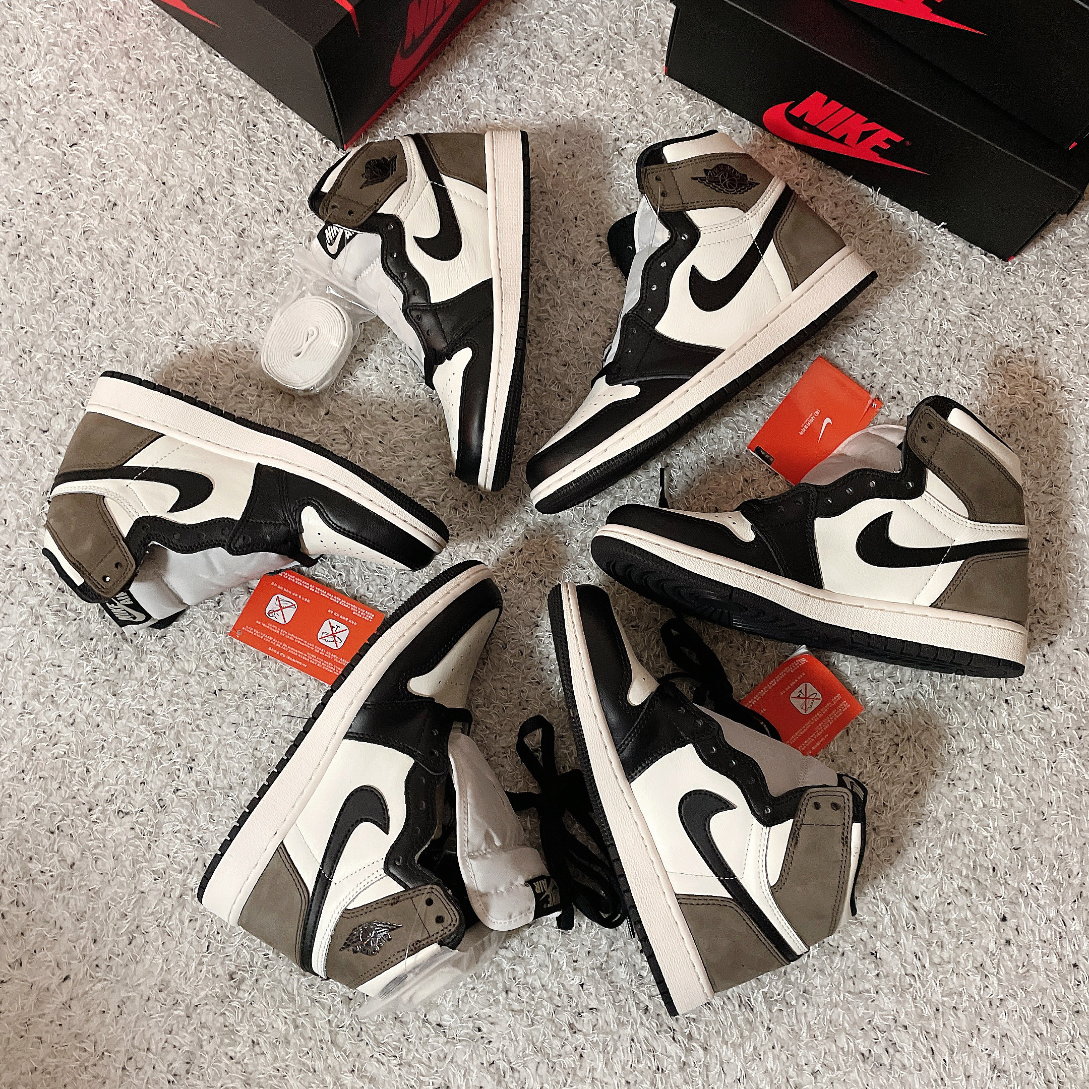 Jordan 1 Retro High OG Black Mocha, (GS) Jordan 1 Retro High OG Black Mocha 착용 스타일