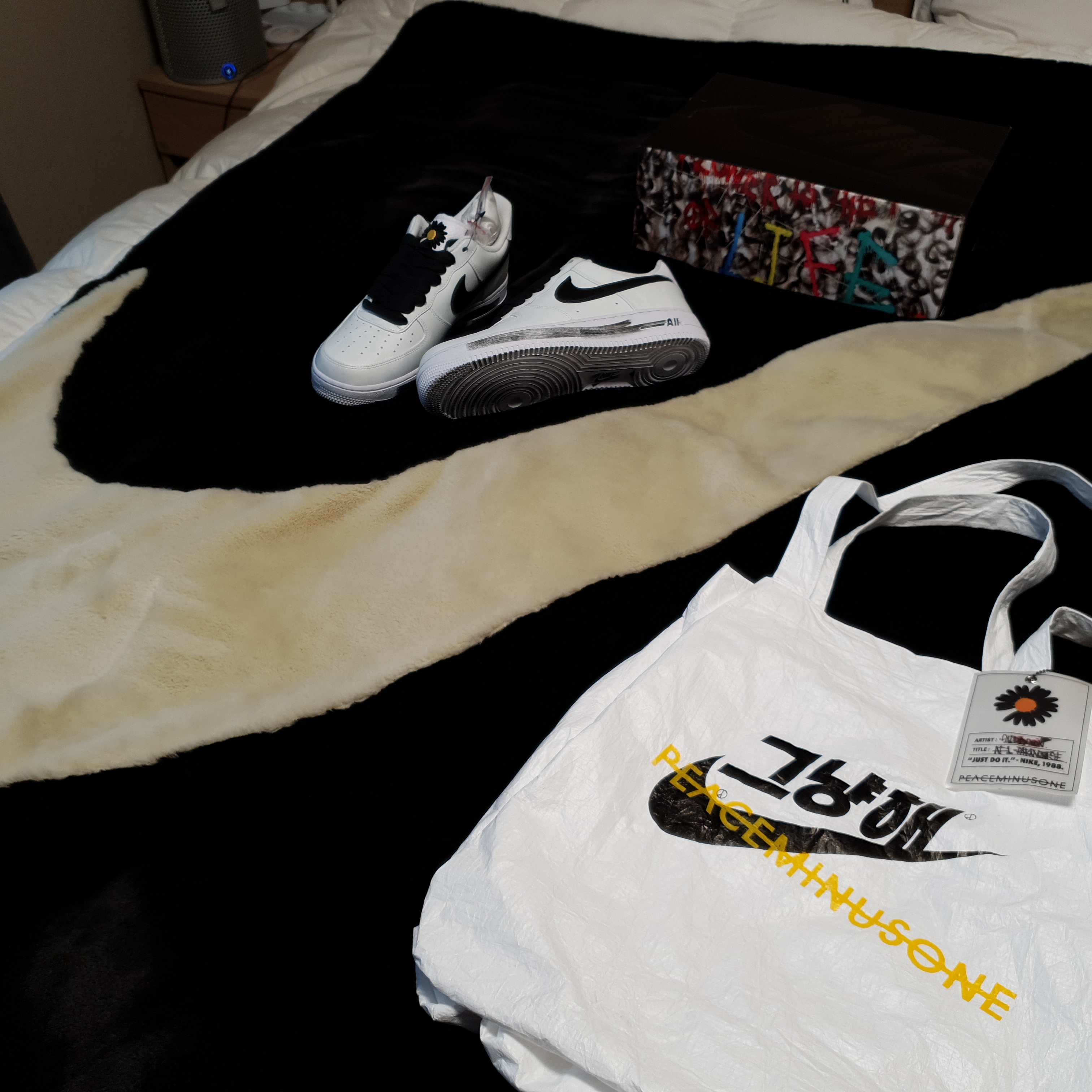 Nike x Peaceminusone Air Force 1 Low Para-Noise 2.0 착용 스타일
