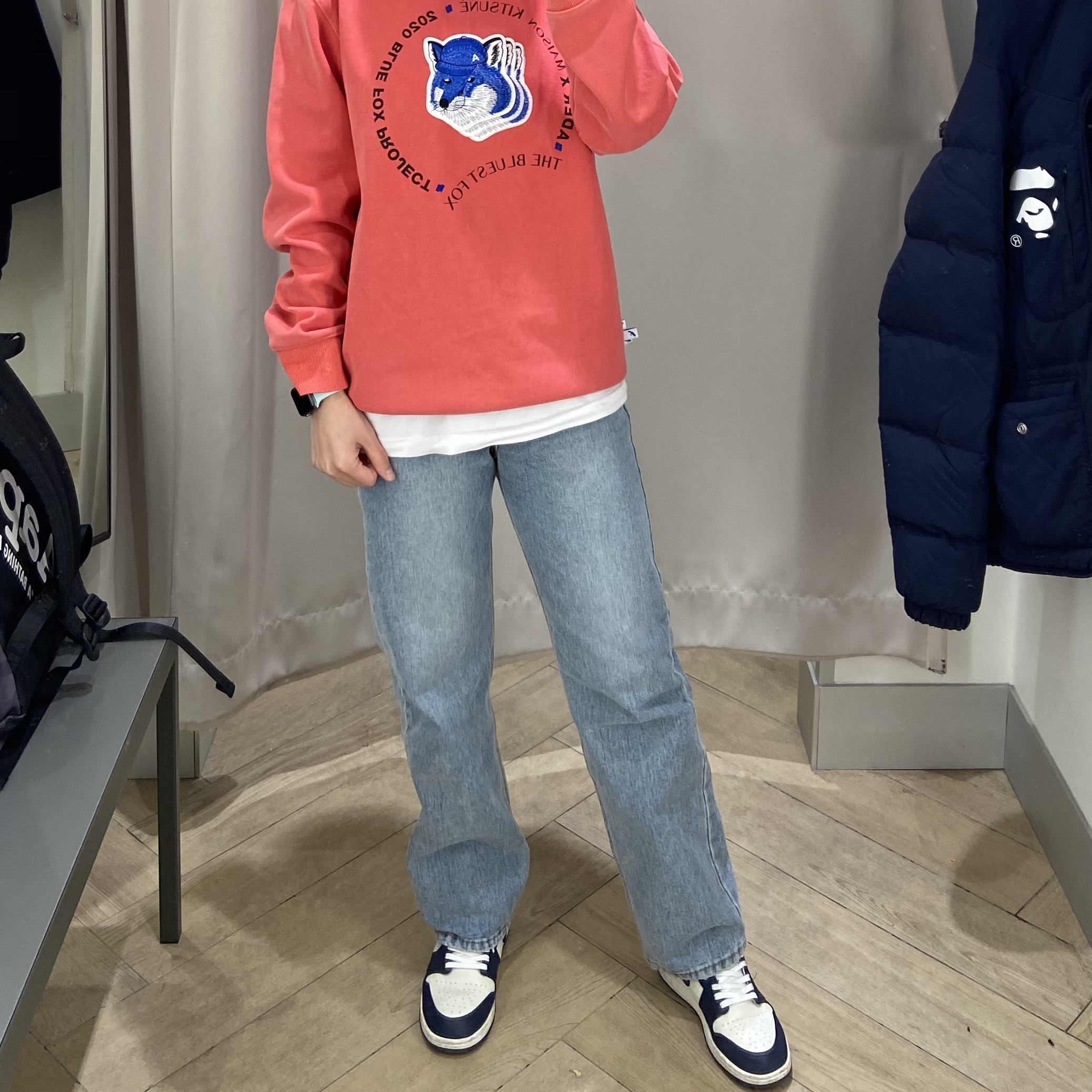Jordan 1 Retro High Obsidian UNC 착용 스타일