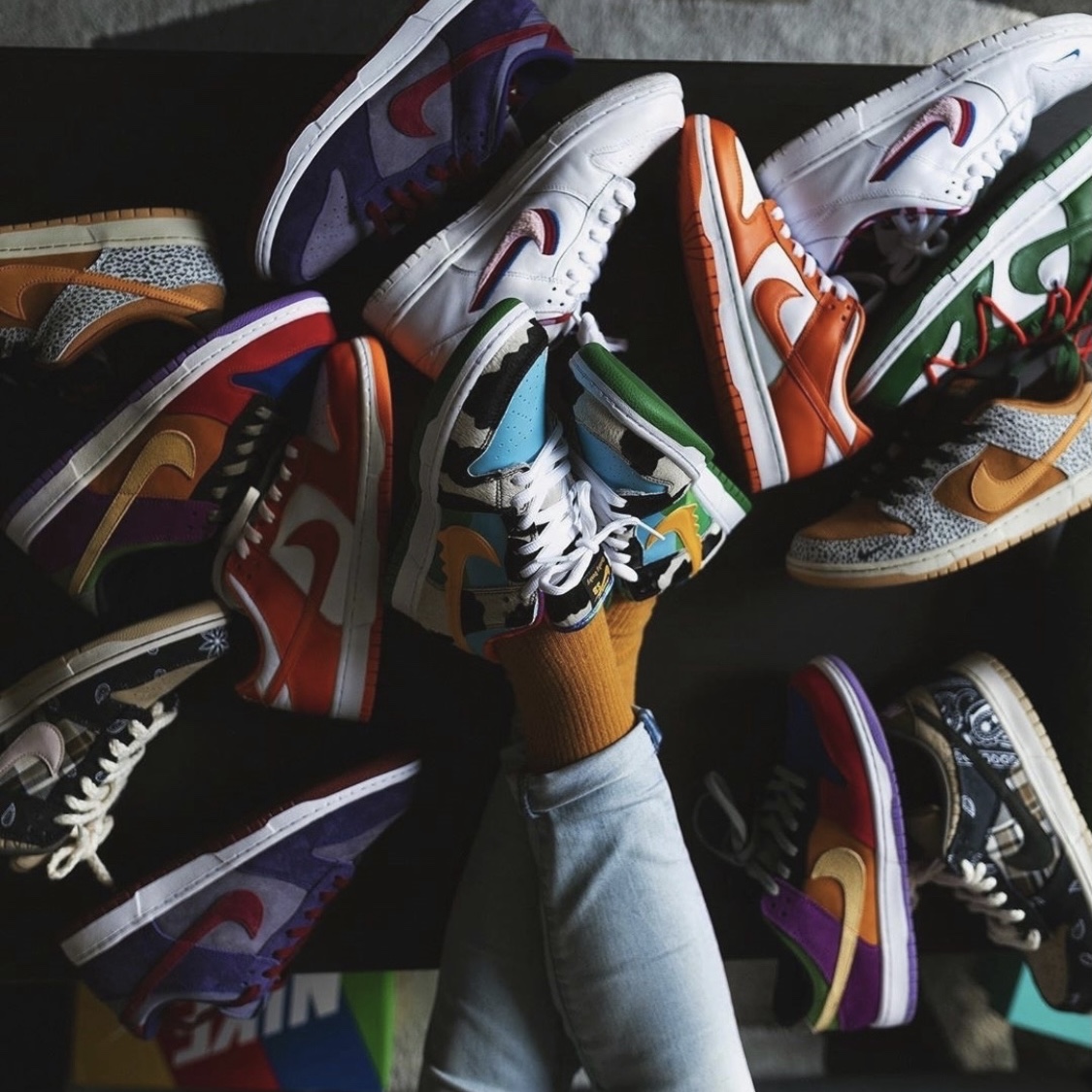 Nike x Ben & Jerry's SB Dunk Low Chunky Dunky 착용 스타일