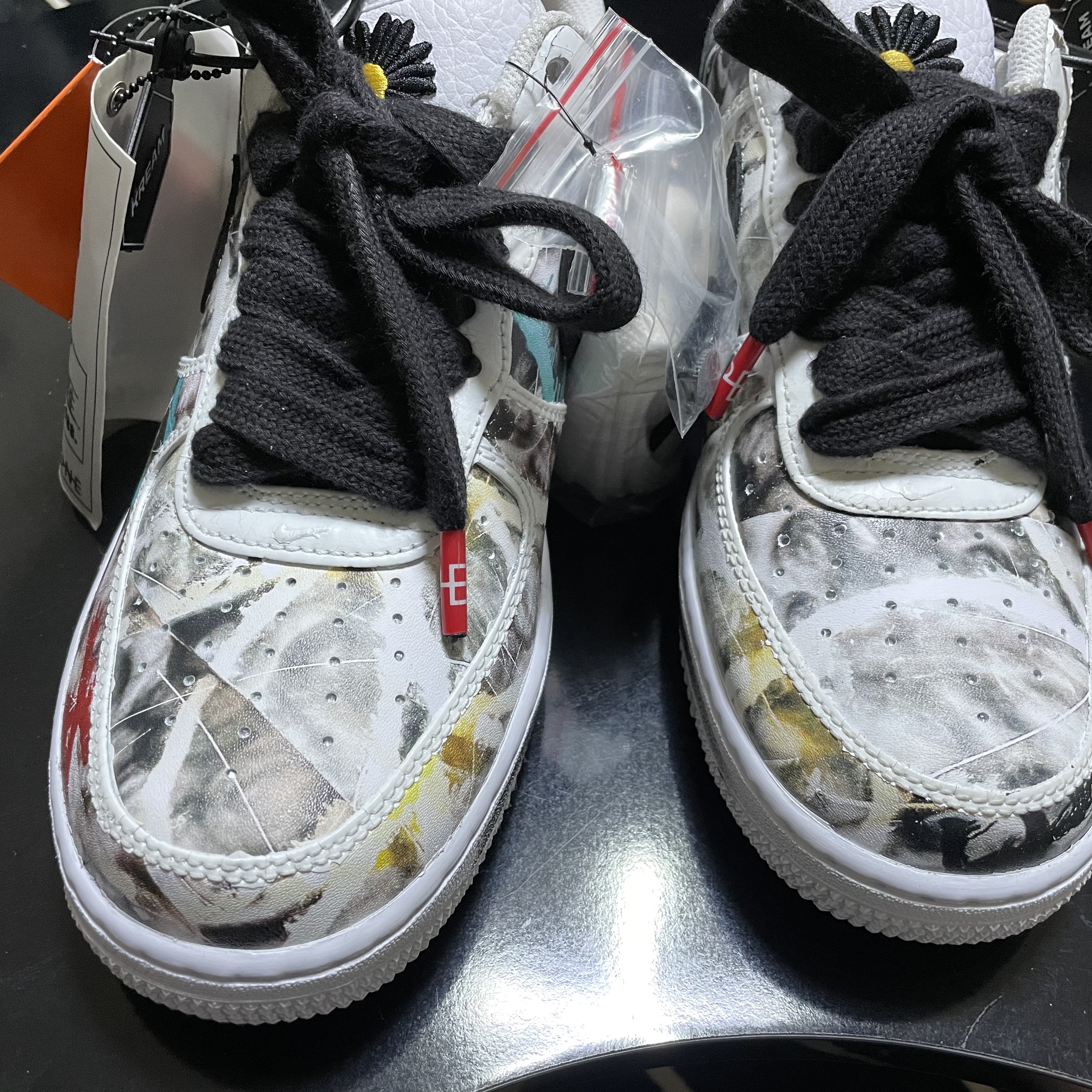 Nike x Peaceminusone Air Force 1 Low Para-Noise 2.0 착용 스타일 - 1