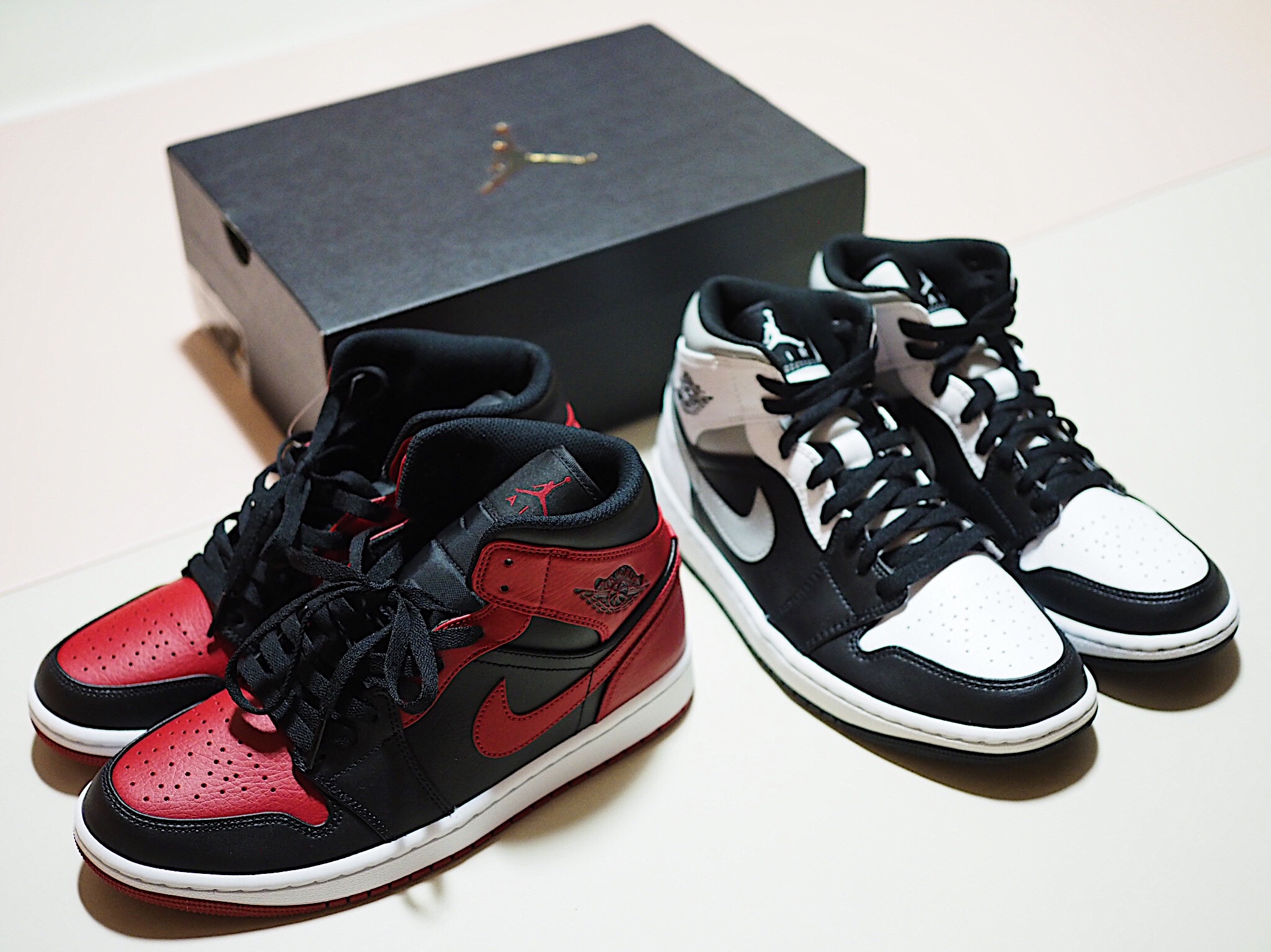 Jordan 1 Mid White Shadow 착용 스타일 - 4