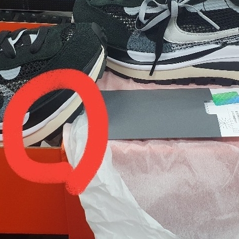 Nike x Sacai VaporWaffle Black White 착용 스타일
