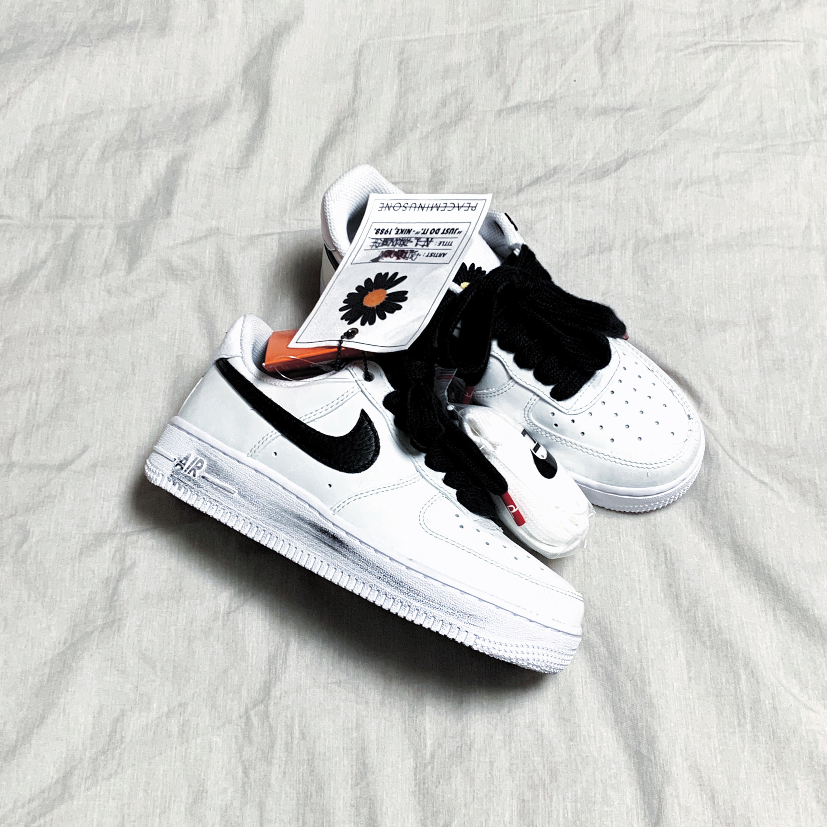 Nike x Peaceminusone Air Force 1 Low Para-Noise 2.0 착용 스타일