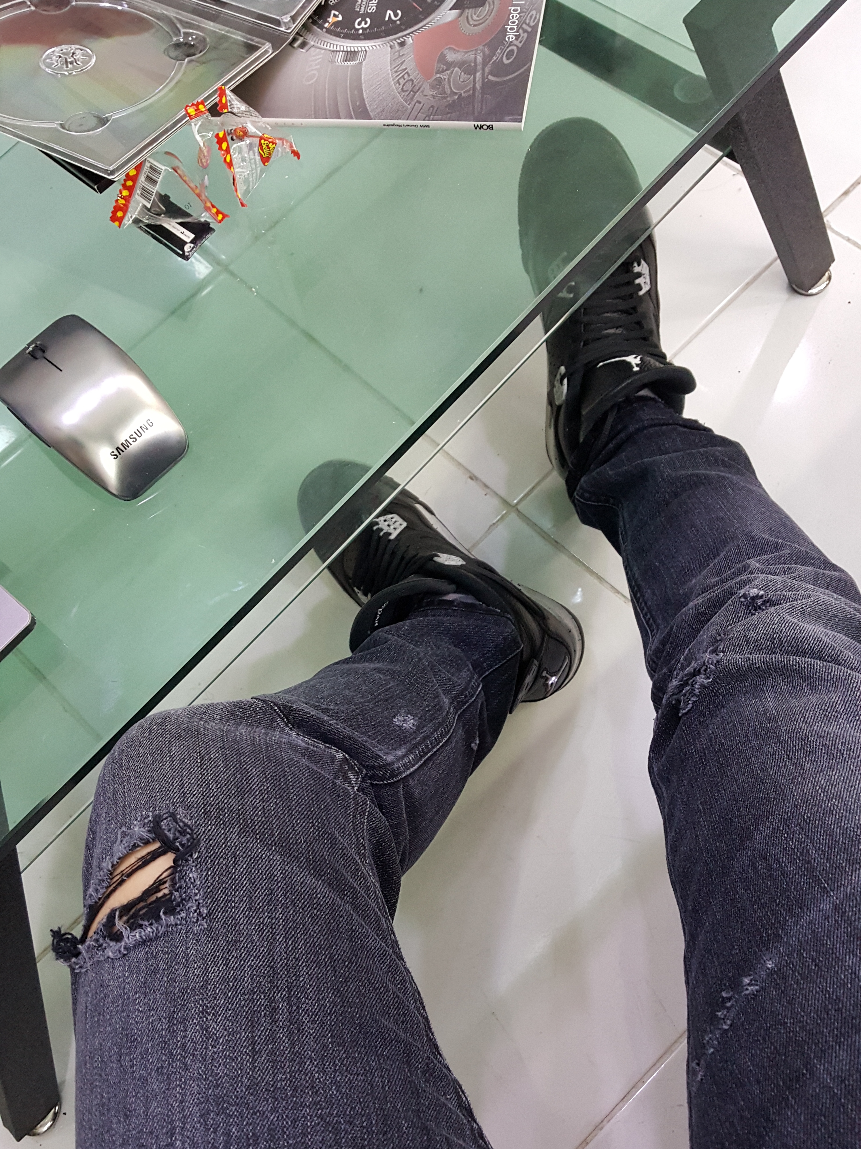 Jordan 4 Retro Oreo 2015 착용 스타일
