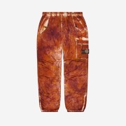 Supreme x Stone Island Painted Camo Nylon Cargo Pants Coral - 20FW